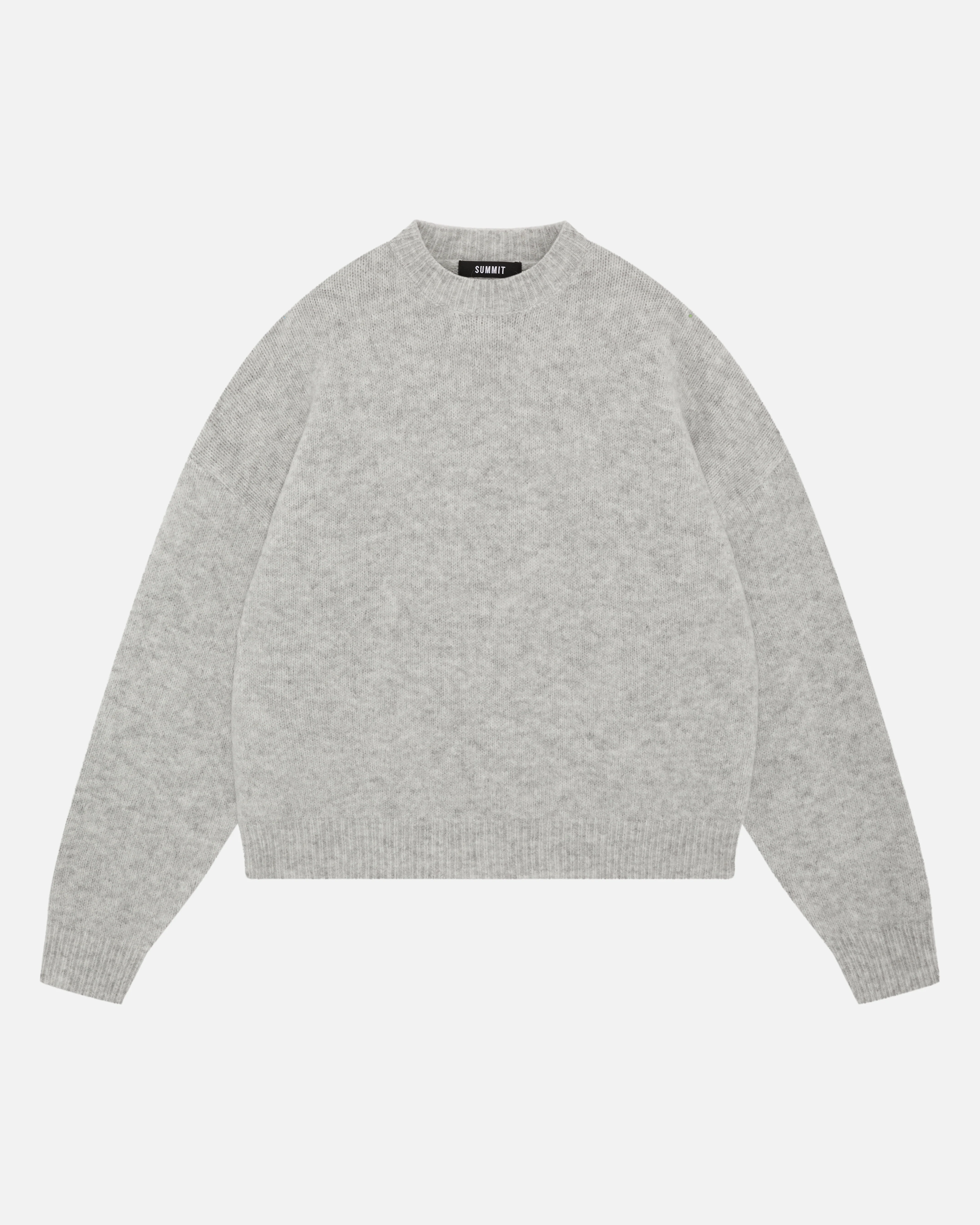 ALPACA KNIT JUMPER - GREY