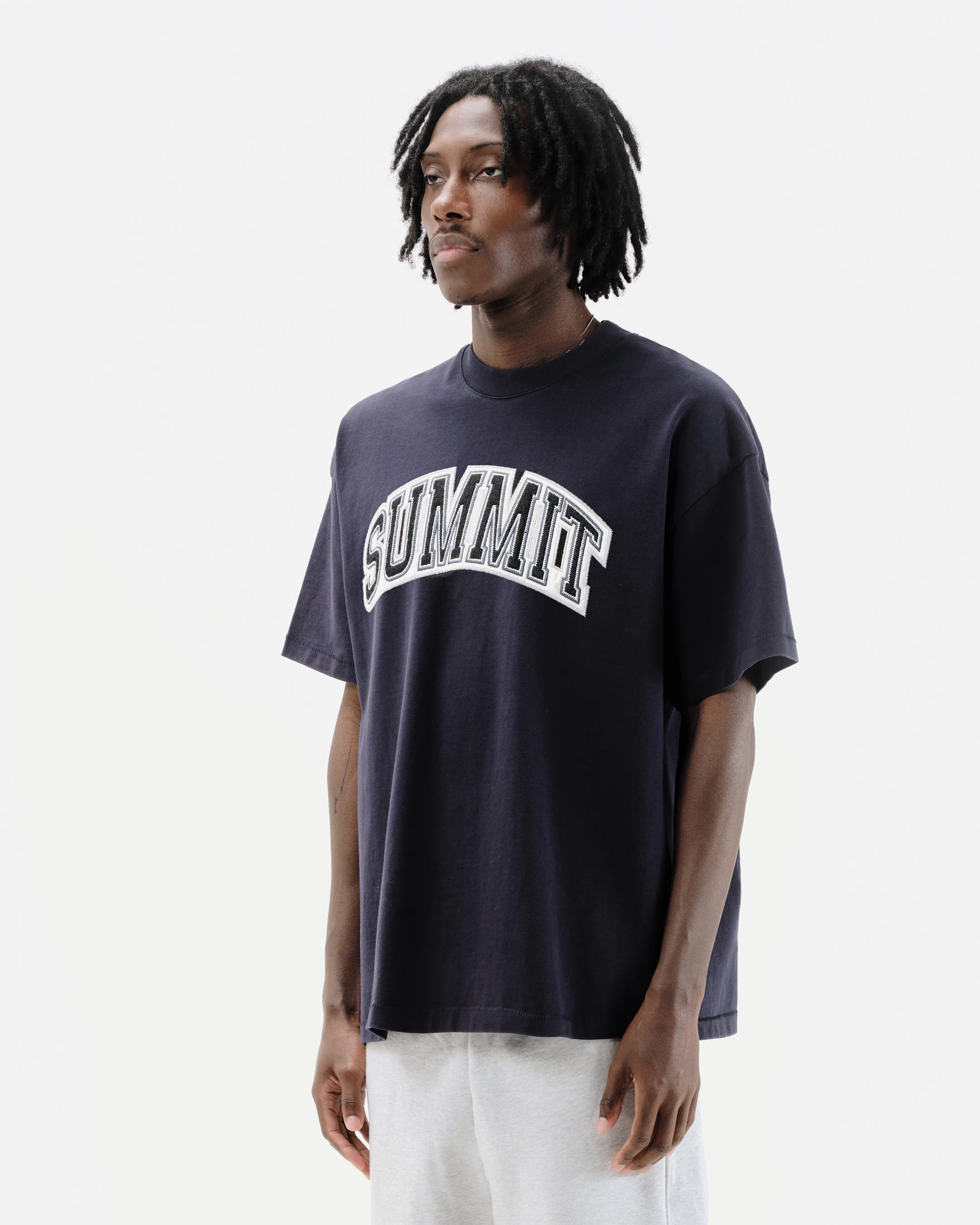 APPLIQUE T-SHIRT - NAVY - Image 3