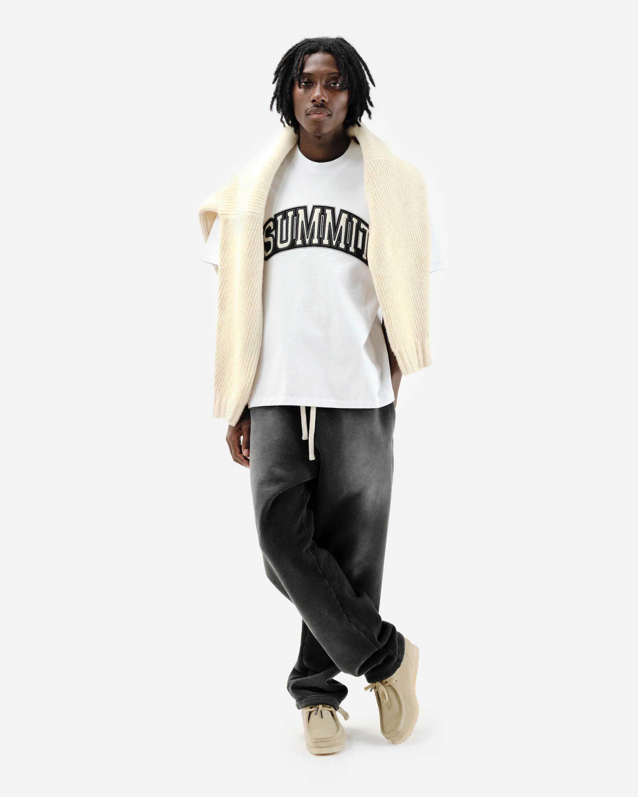 APPLIQUE T-SHIRT - WHITE - Image 4