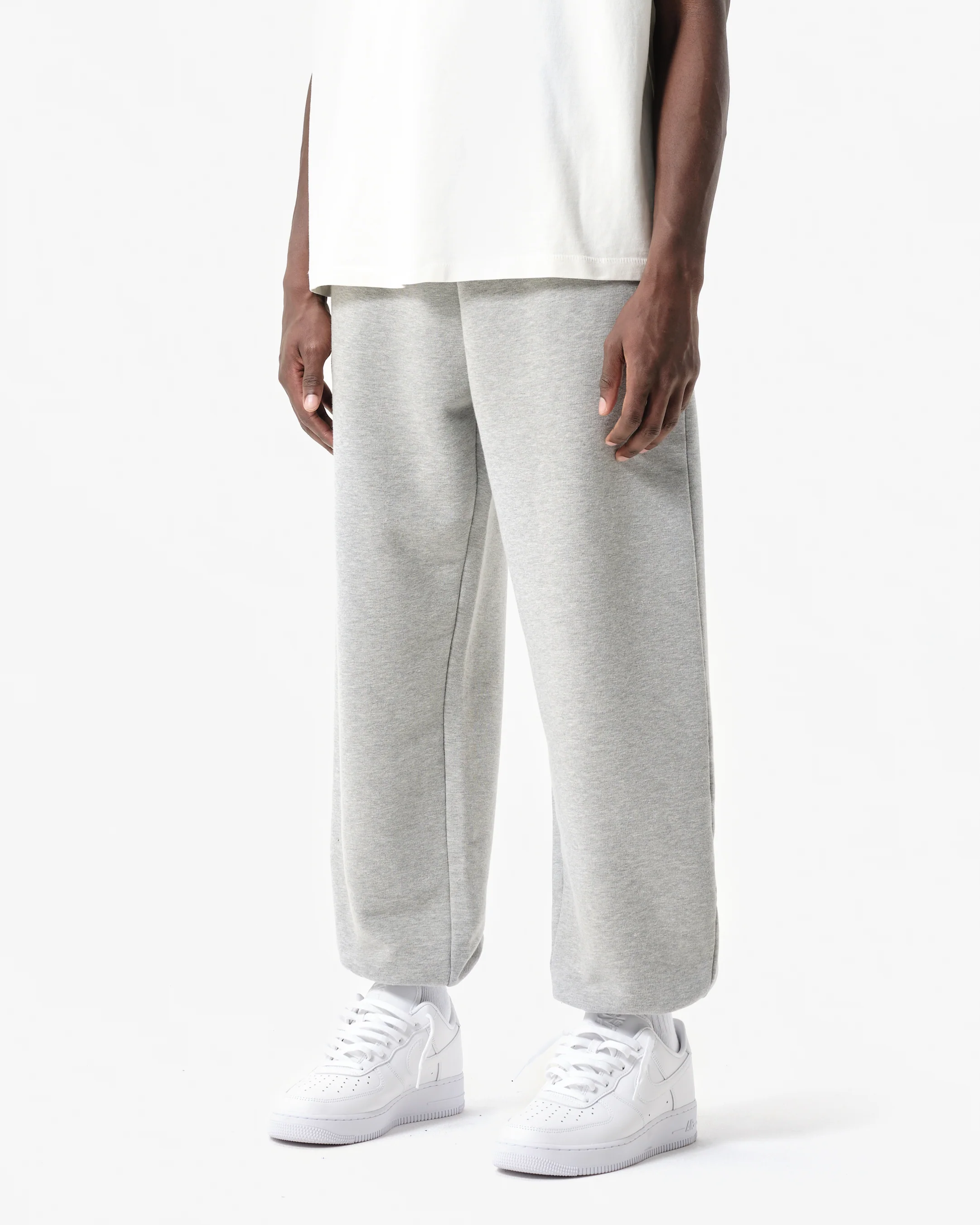 BUBBLE FIT SWEATPANTS - MARL GREY - Image 3