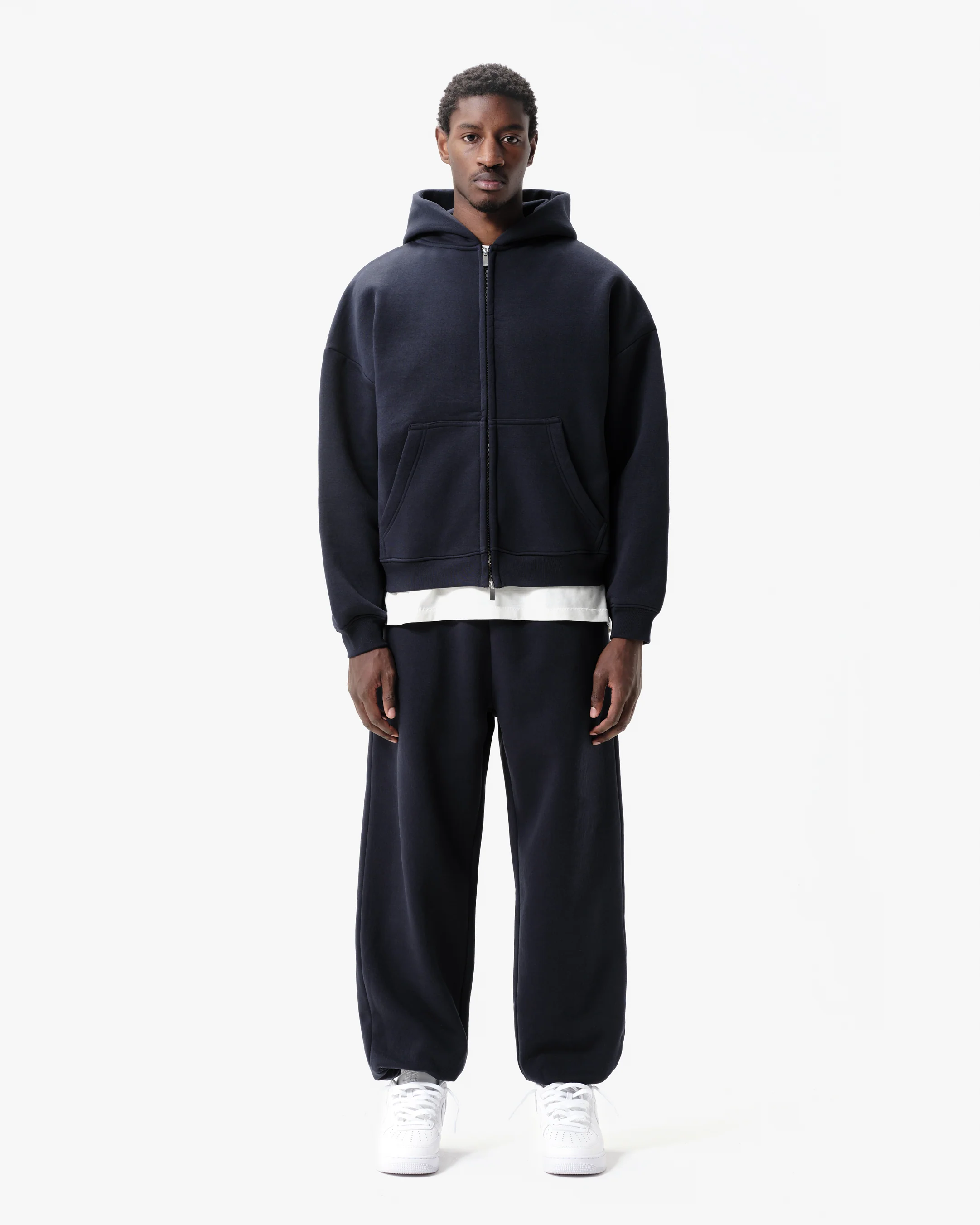 BUBBLE FIT SWEATPANTS - NAVY - Image 4