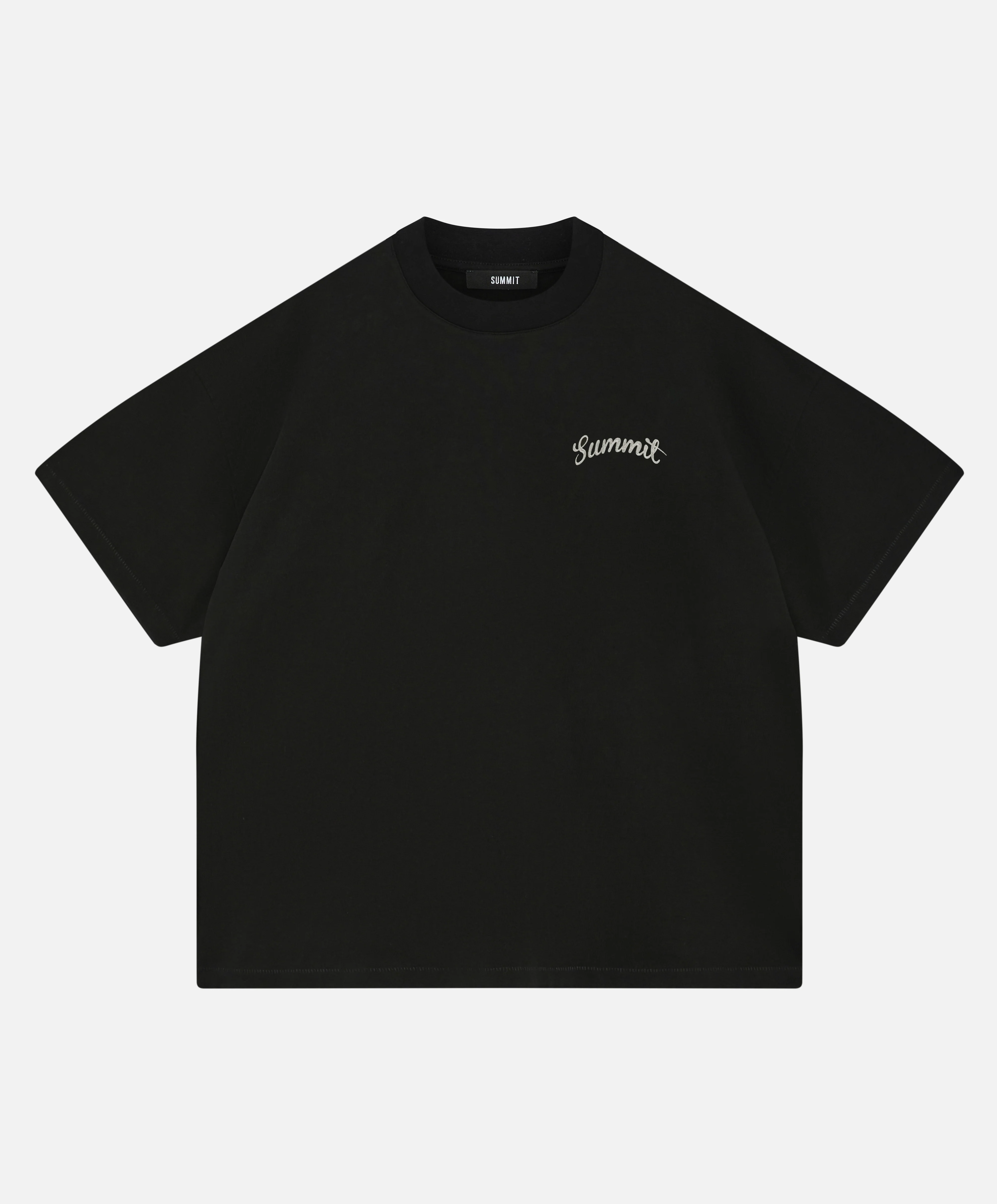 CHAINSTITCH T-SHIRT - BLACK - Image 2