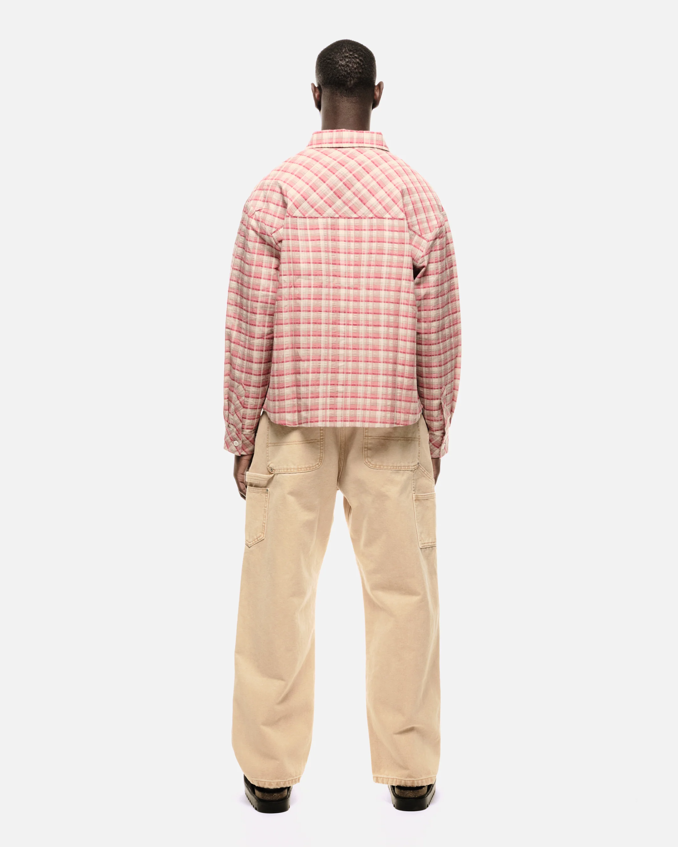 CHECK SHIRT - CRIMSON - Image 5