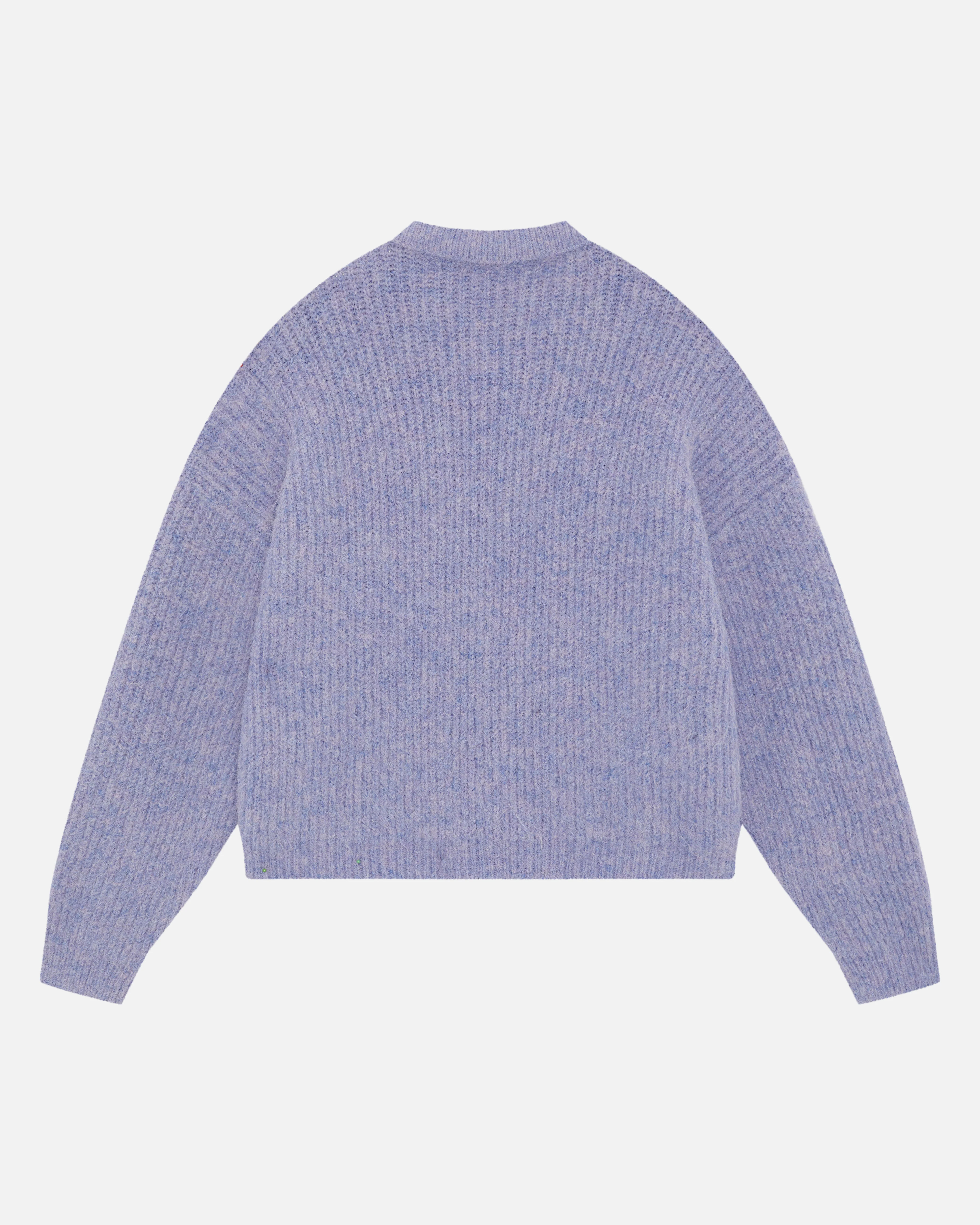 CHUNKY KNIT POLO - PURPLE - Image 2