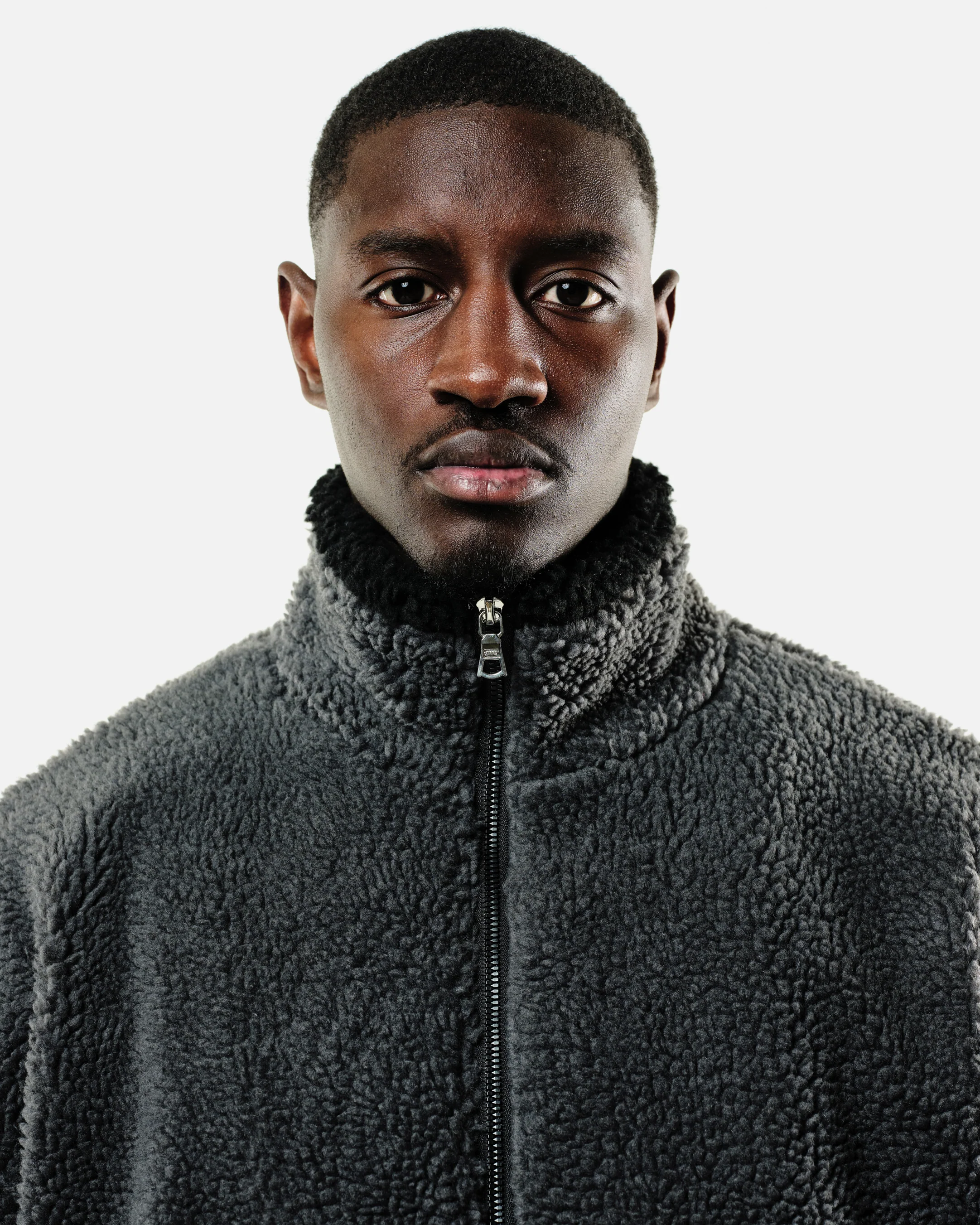 FLEECE JACKET - GREY - Image 6
