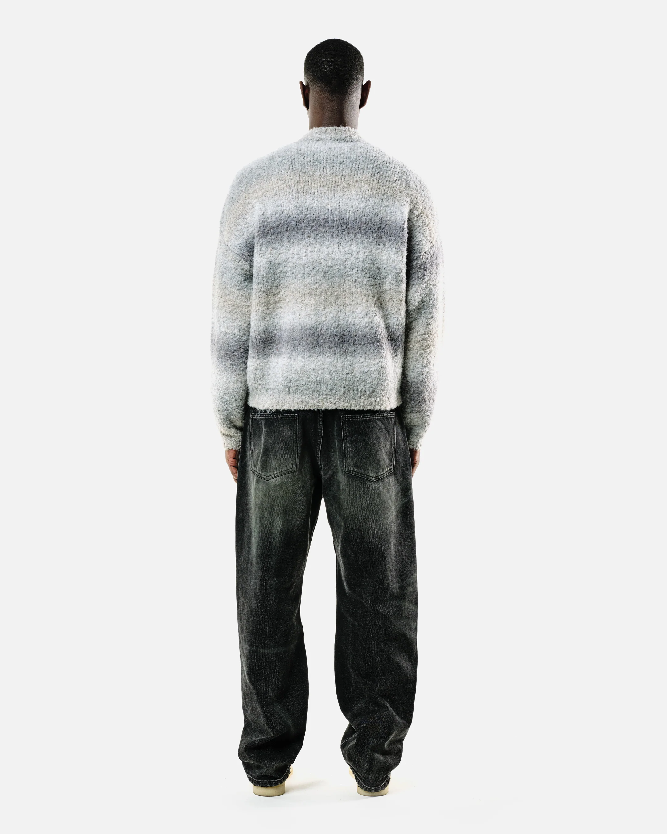 GRADIENT WOOL KNIT - GREY - Image 5
