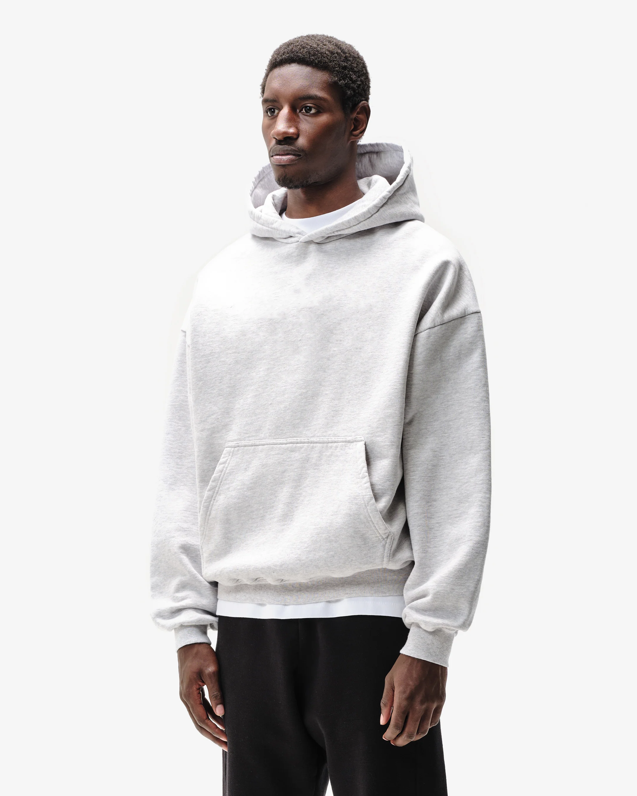 HEAVYWEIGHT HOODIE - MARL GREY - Image 4