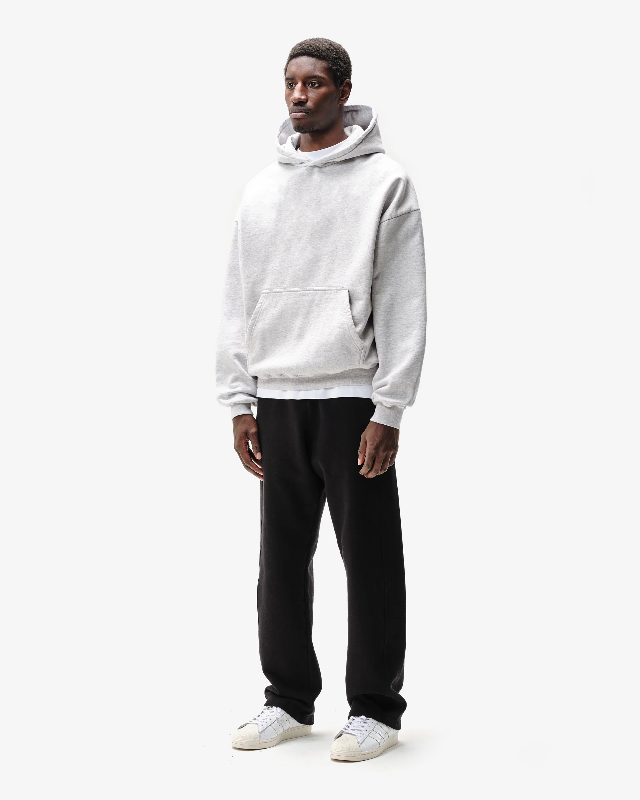 HEAVYWEIGHT HOODIE - MARL GREY - Image 6