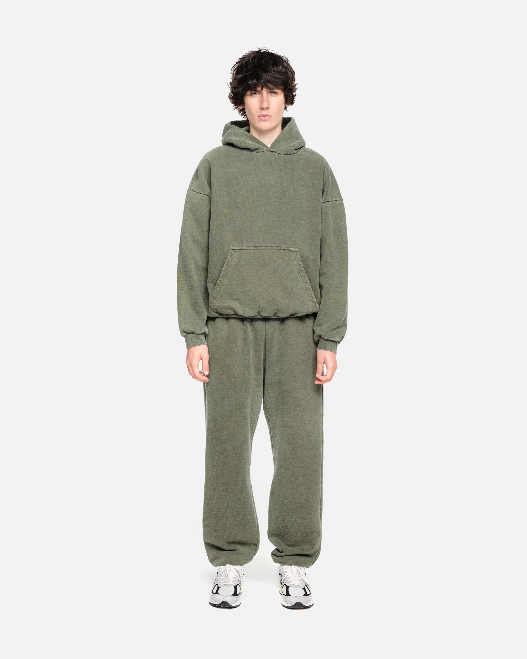 HEAVYWEIGHT HOODIE - VINTAGE OLIVE - Image 3