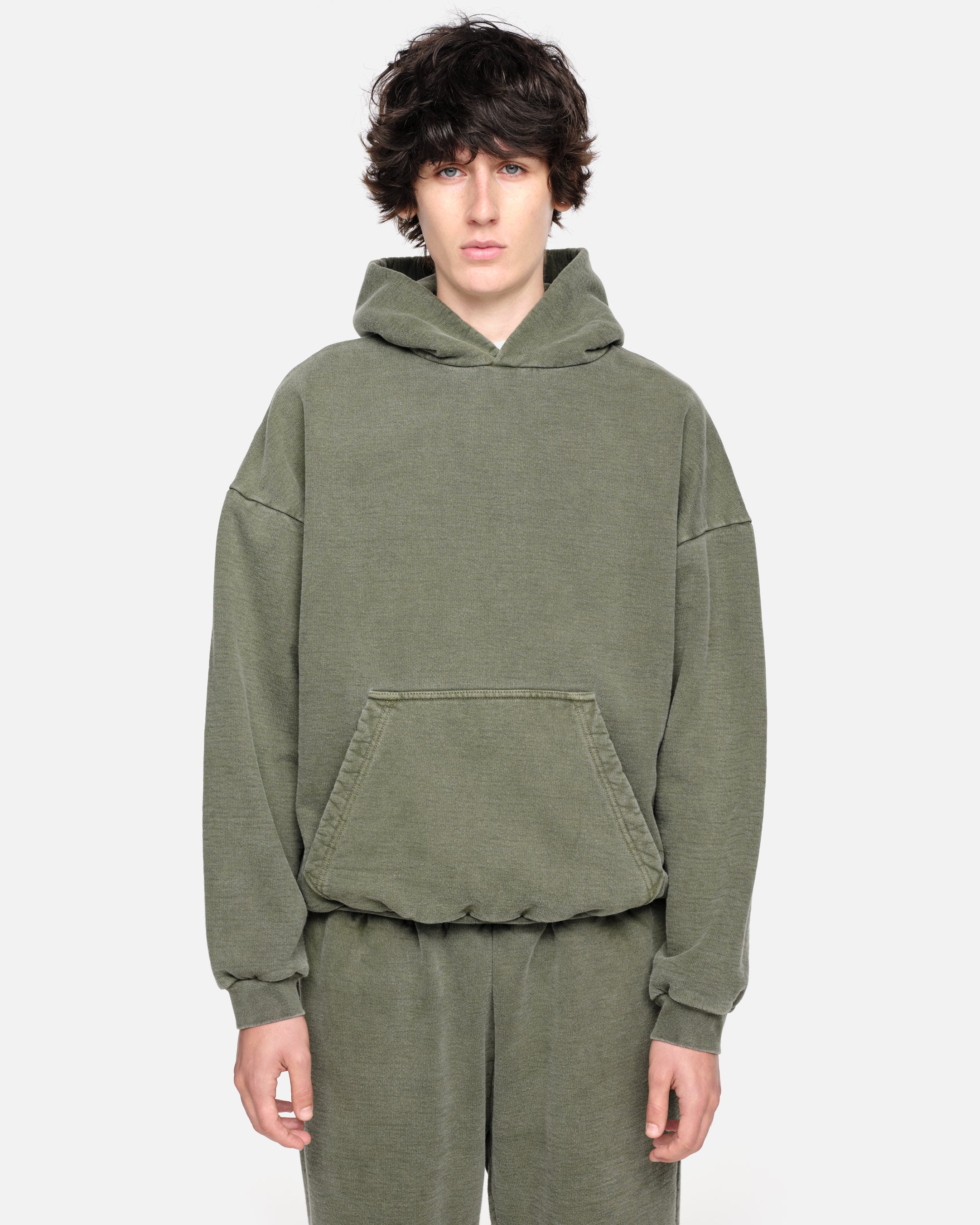 HEAVYWEIGHT HOODIE - VINTAGE OLIVE - Image 6