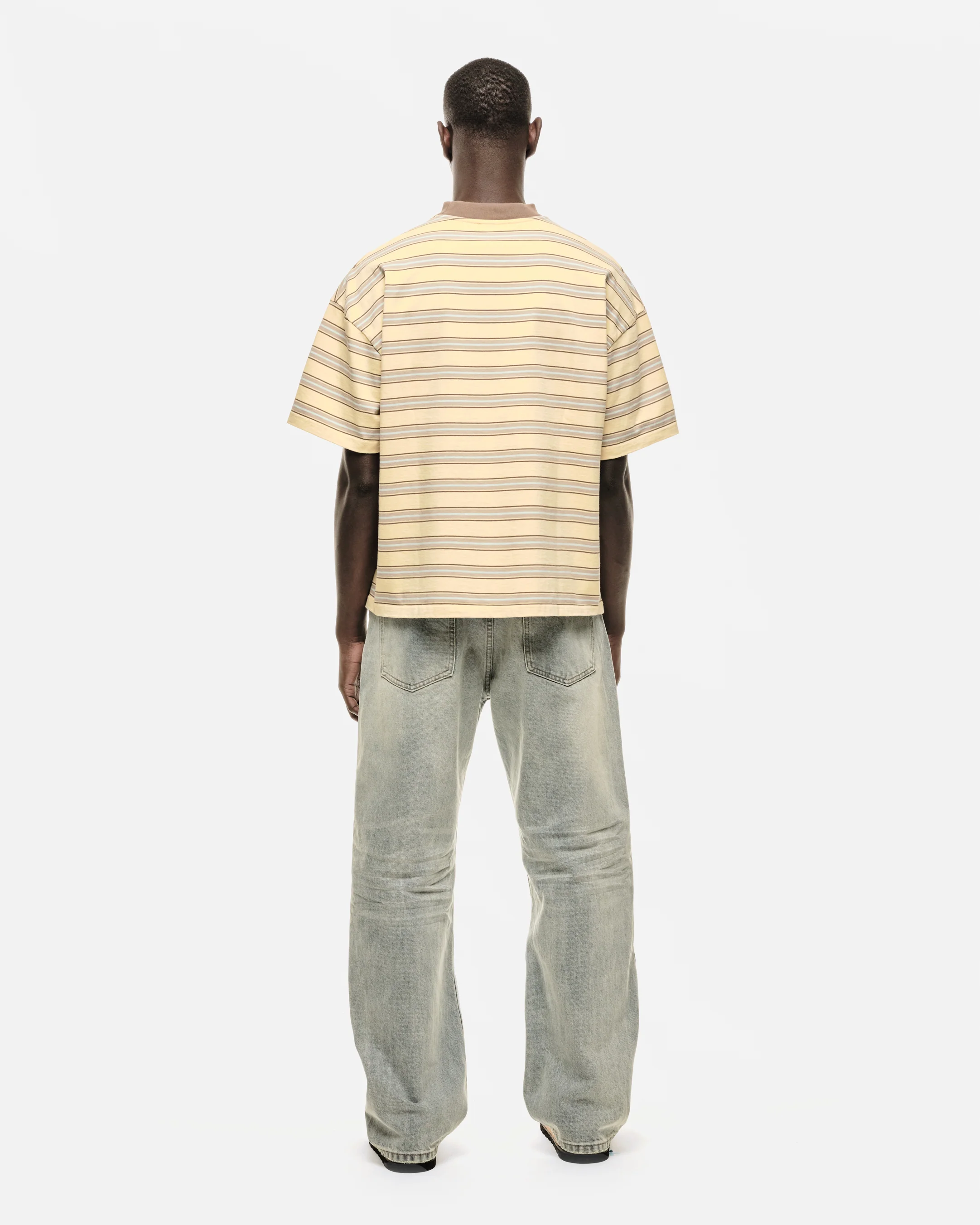 HEAVYWEIGHT T-SHIRT - YELLOW STRIPE - Image 5