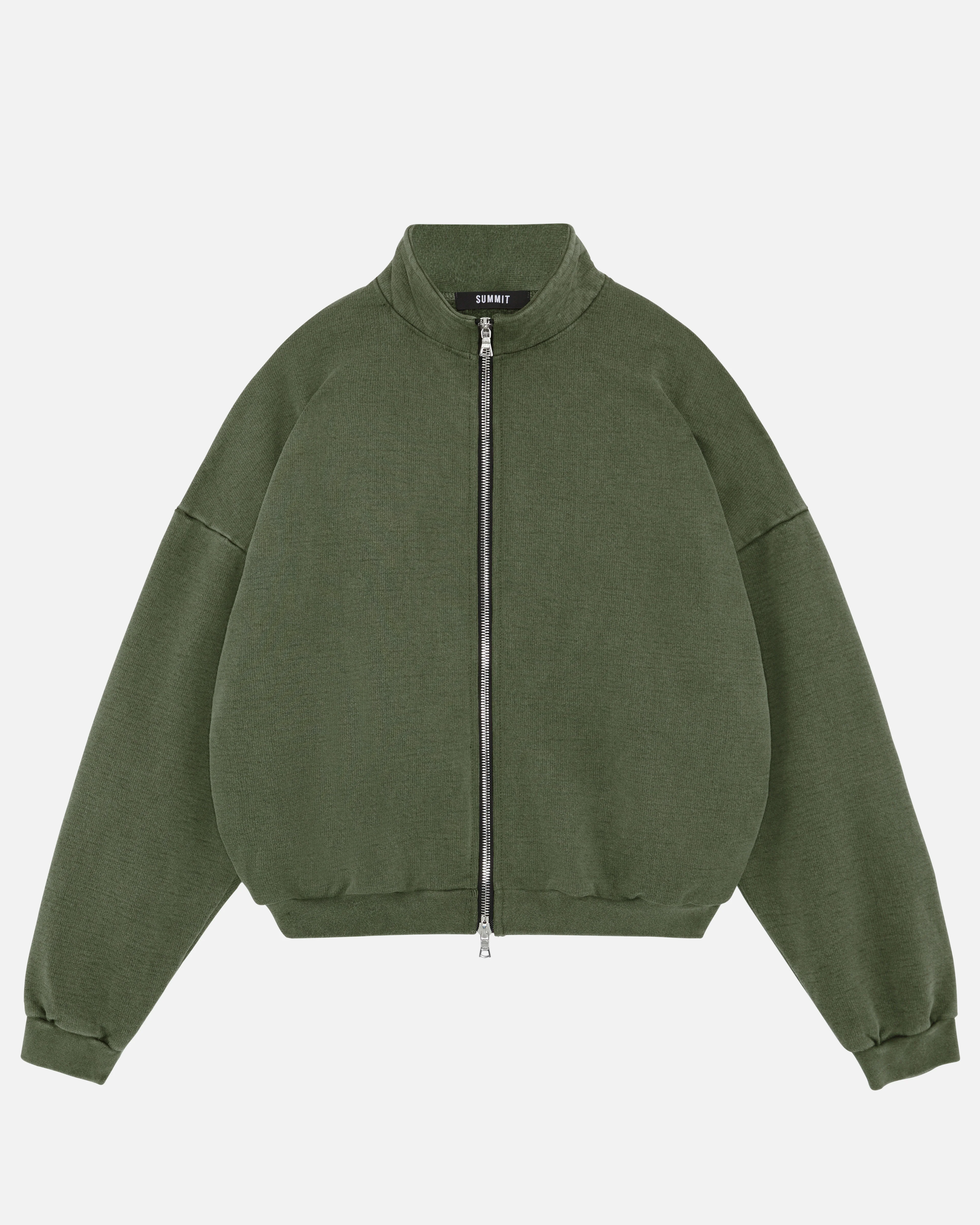 HEAVYWEIGHT TRACK TOP - VINTAGE OLIVE