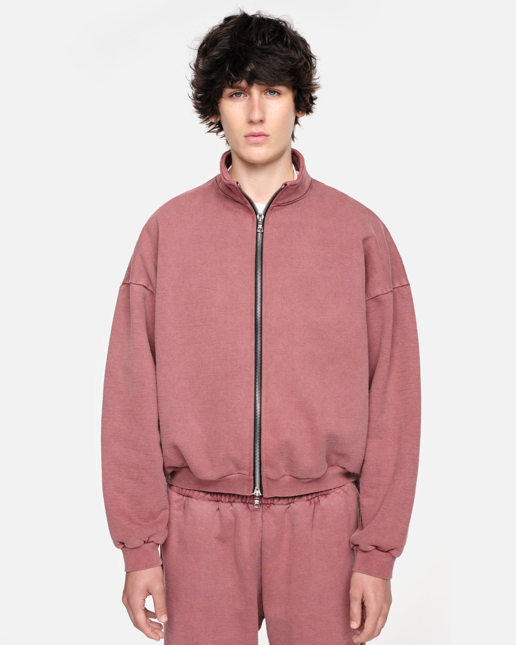 HEAVYWEIGHT TRACK TOP - VINTAGE RED - Image 6