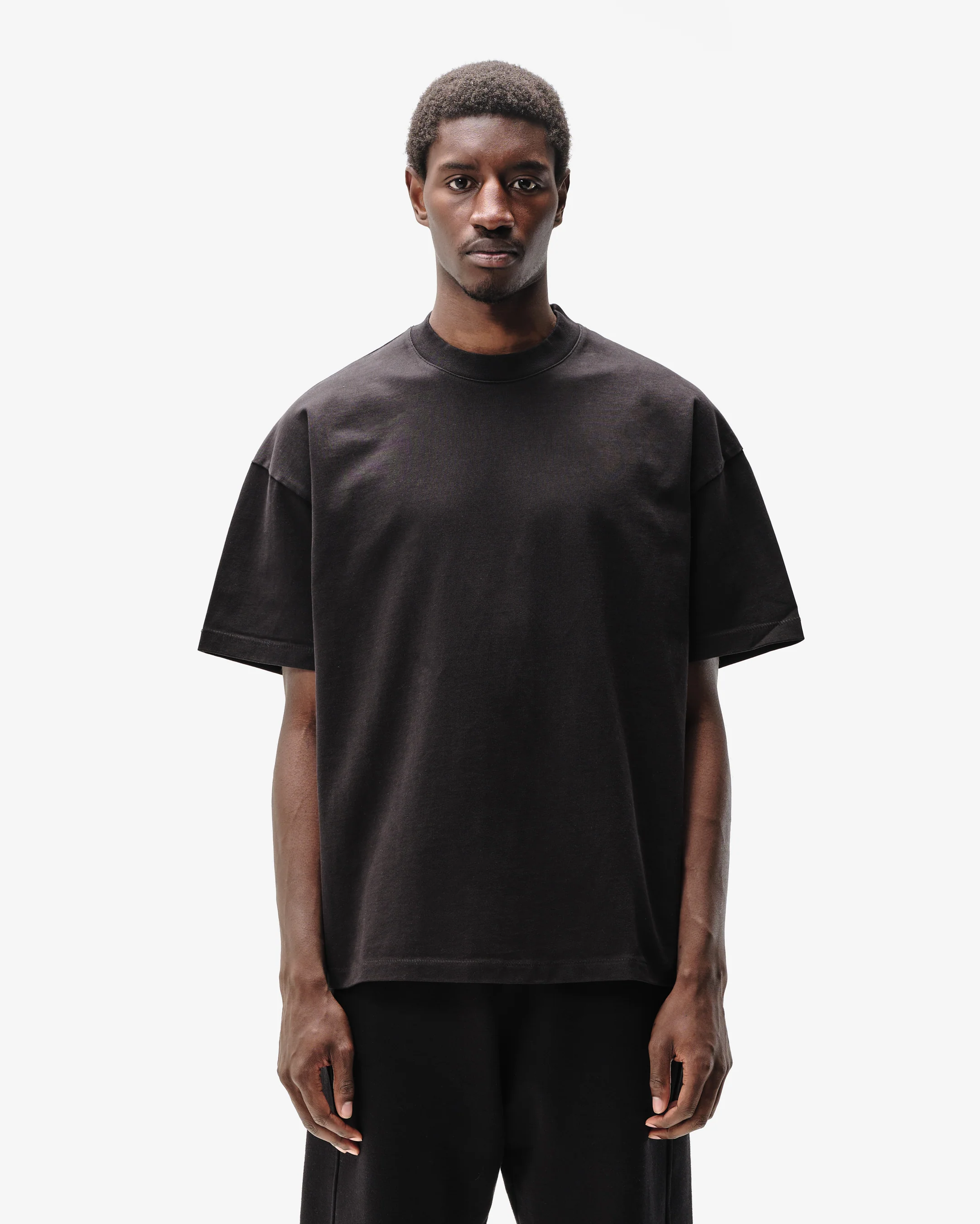 HEAVYWEIGHT VINTAGE T-SHIRT - BLACK - Image 3