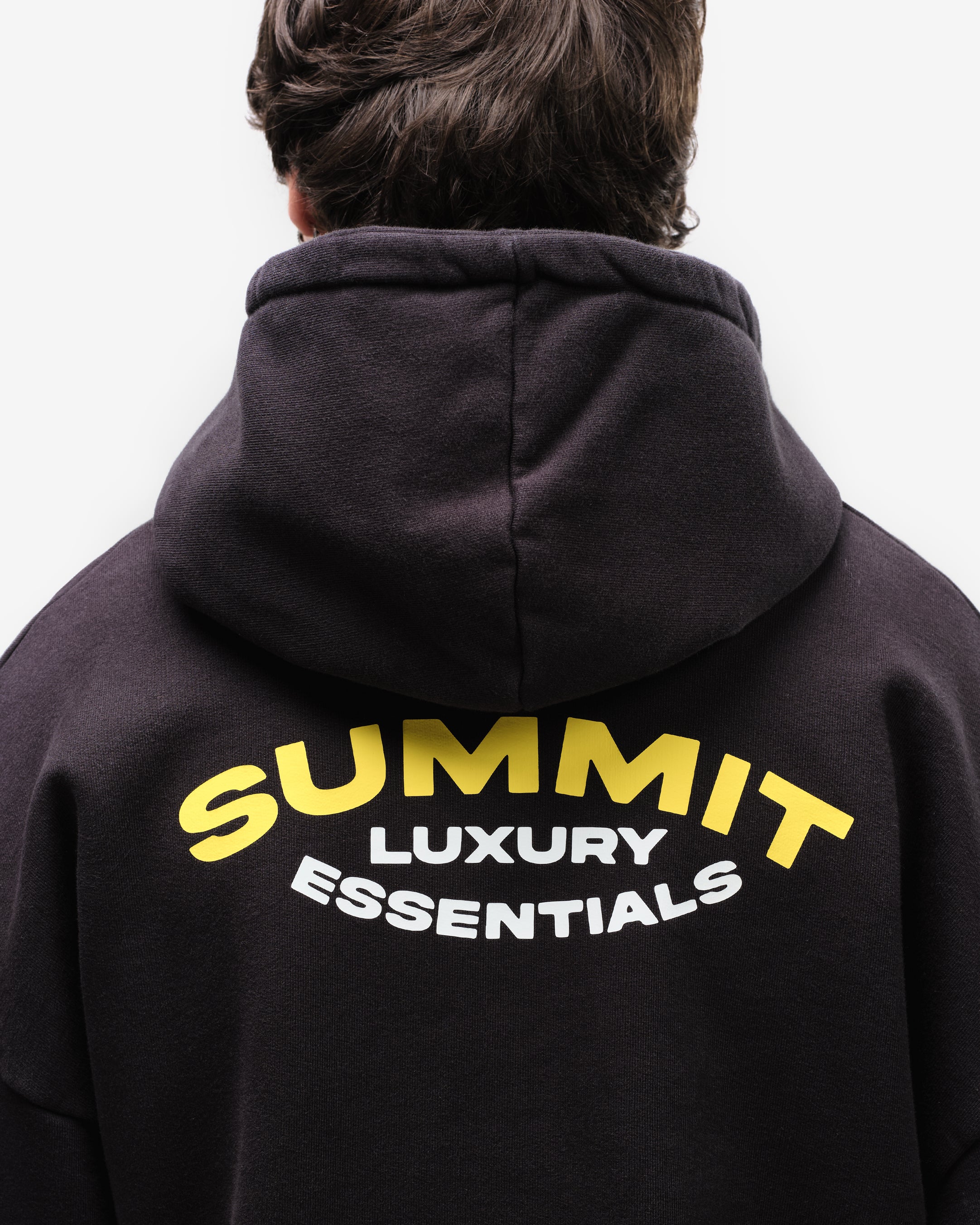 LUXURY ESSENTIALS HOODIE - BLACK - Image 6