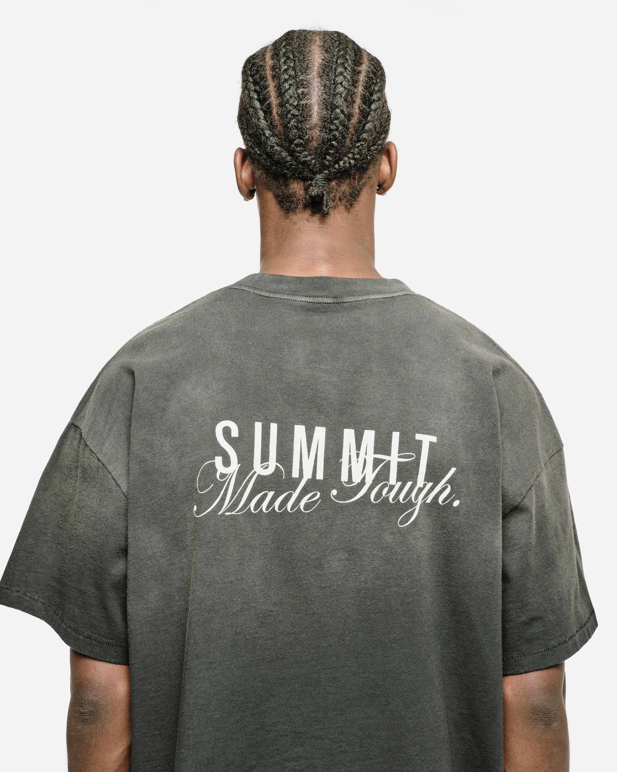 MADE TOUGH POCKET T-SHIRT - SUN FADE BLACK - Image 6