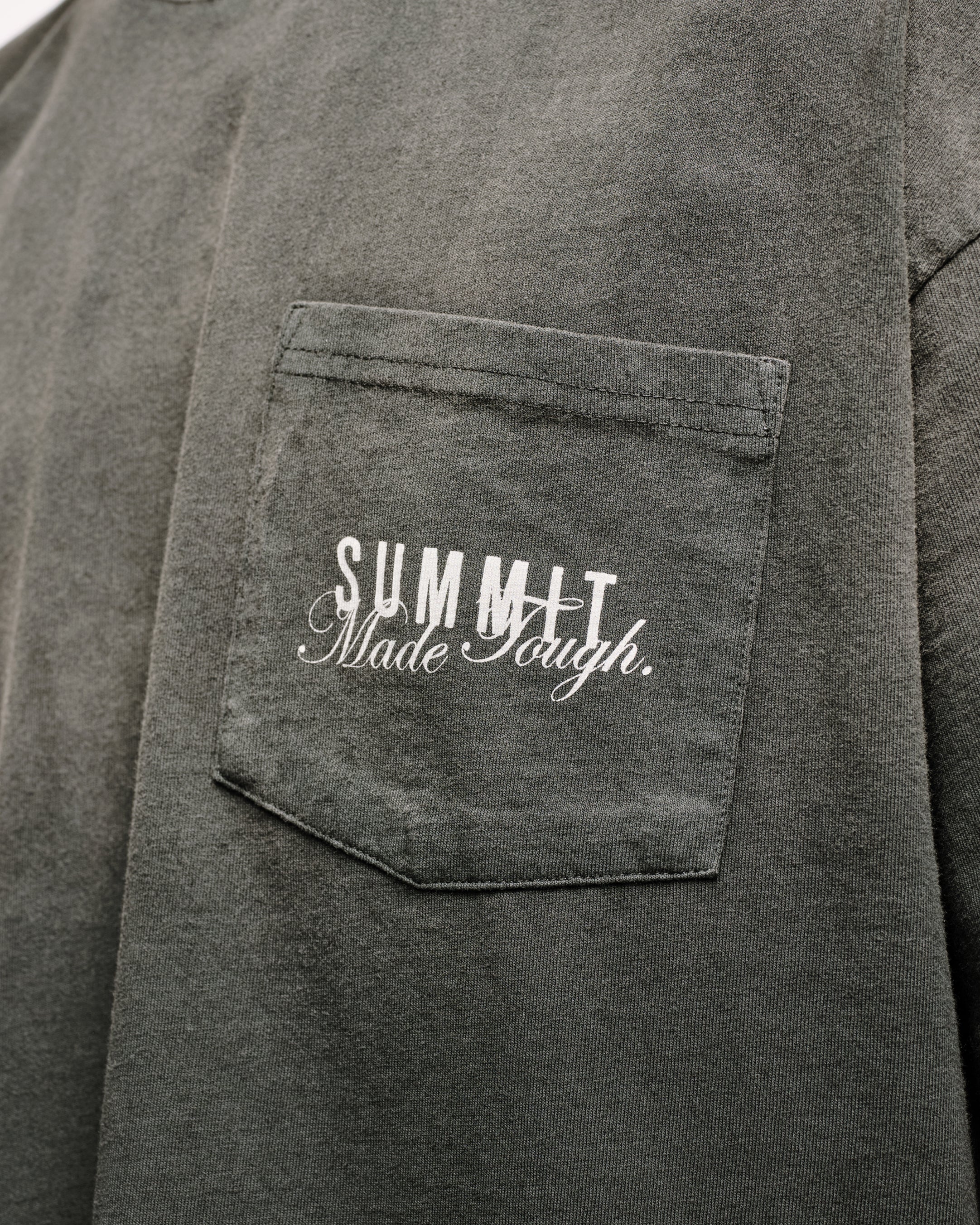 MADE TOUGH POCKET T-SHIRT - SUN FADE BLACK - Image 8