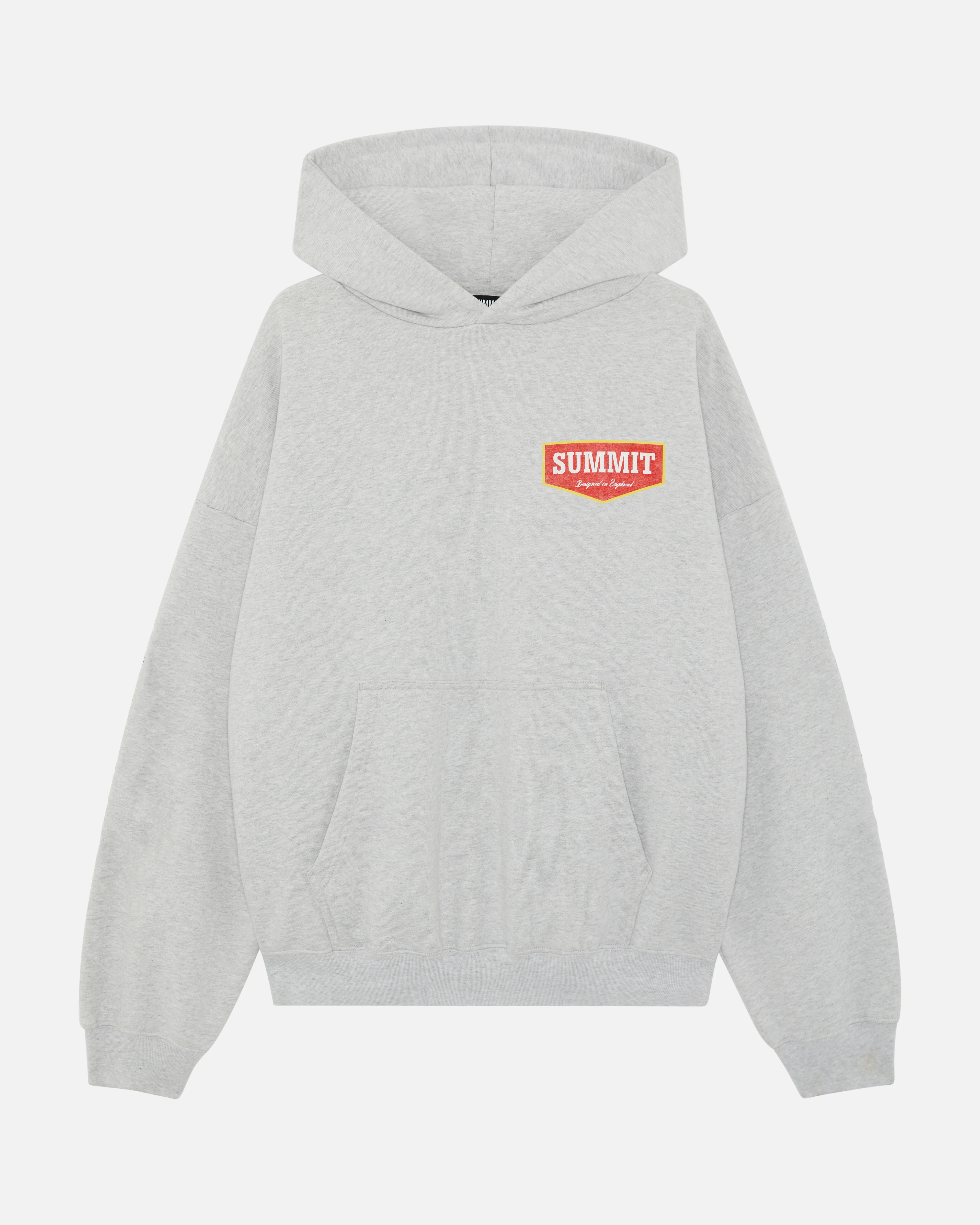 PATCH LOGO HOODIE - MARL GREY - Image 2