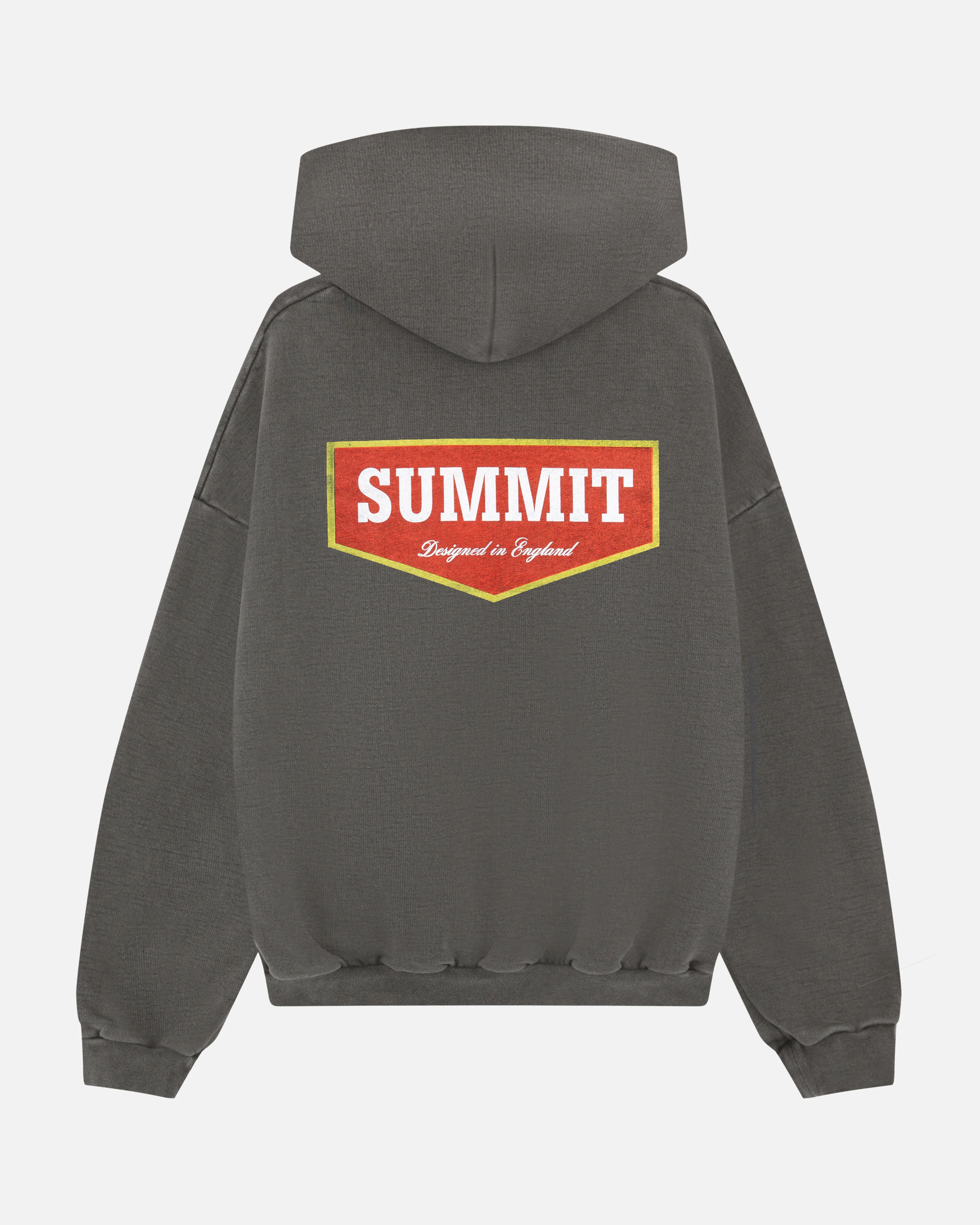 PATCH LOGO HOODIE - VINTAGE GREY