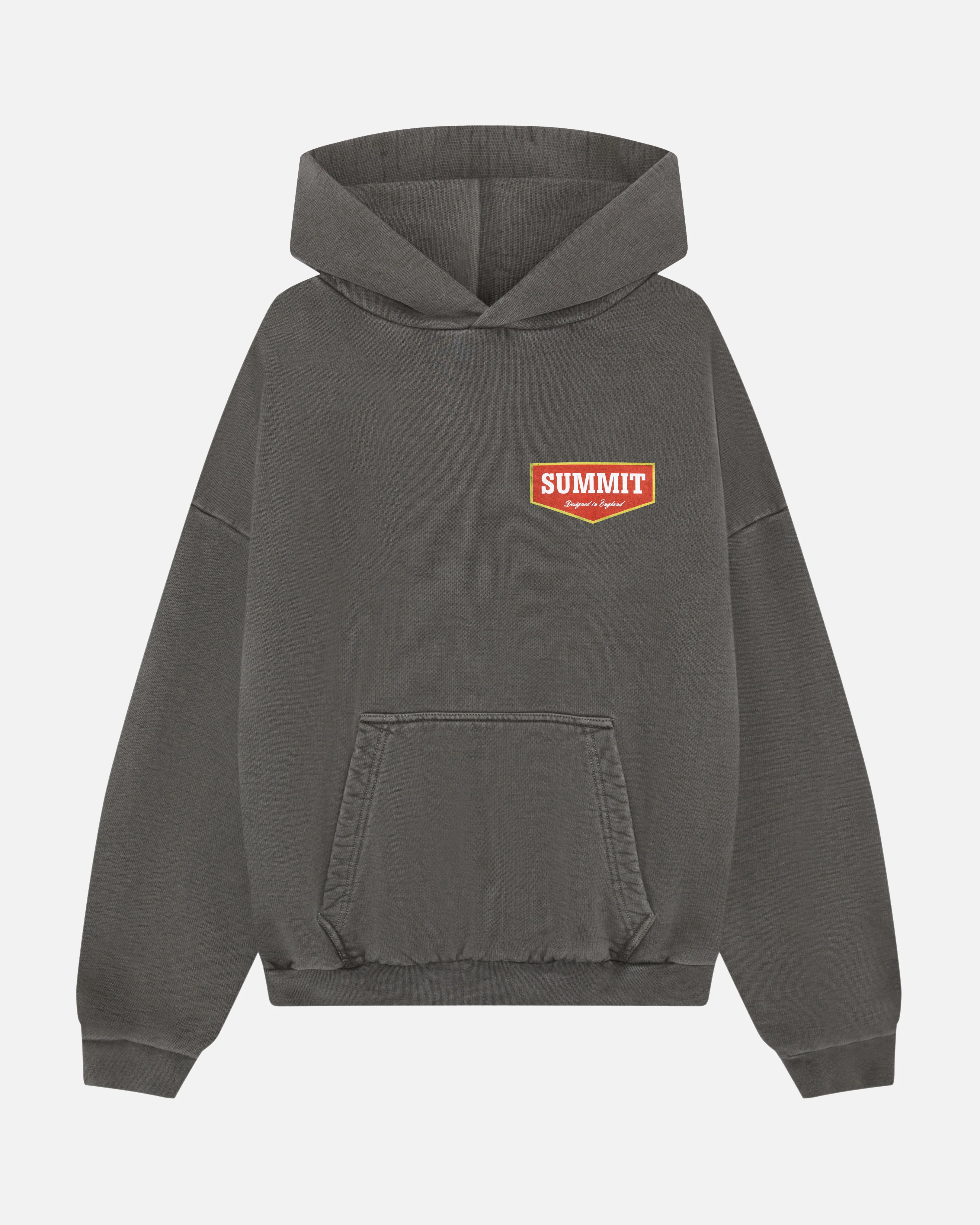 PATCH LOGO HOODIE - VINTAGE GREY - Image 2