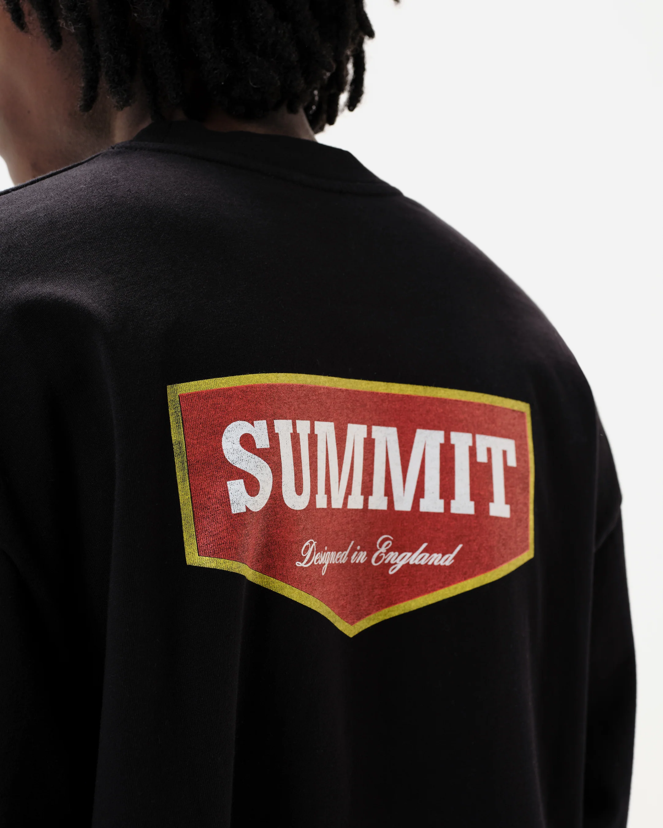 PATCH LOGO LONG SLEEVE T-SHIRT - BLACK - Image 6