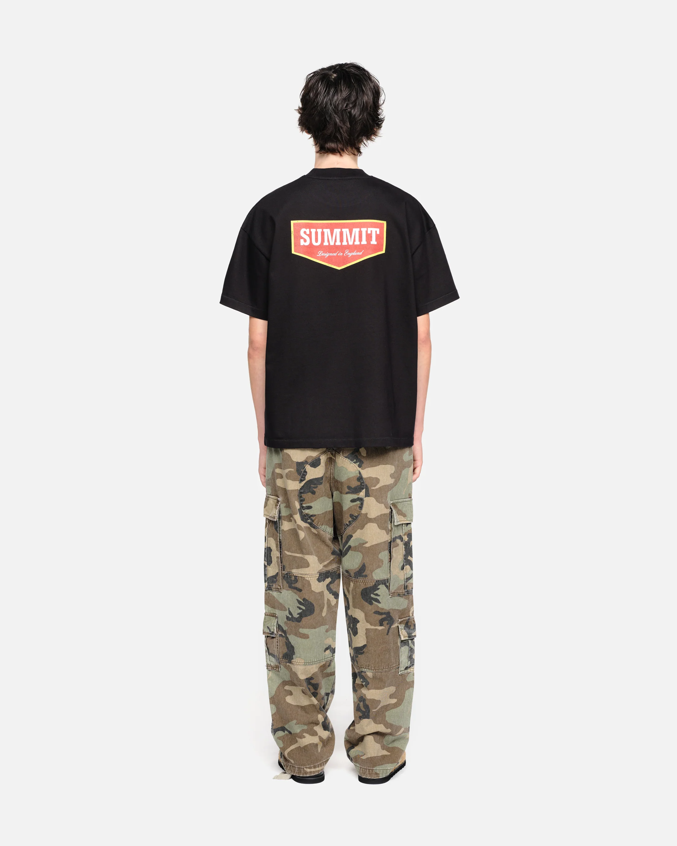 PATCH LOGO T-SHIRT - BLACK - Image 5