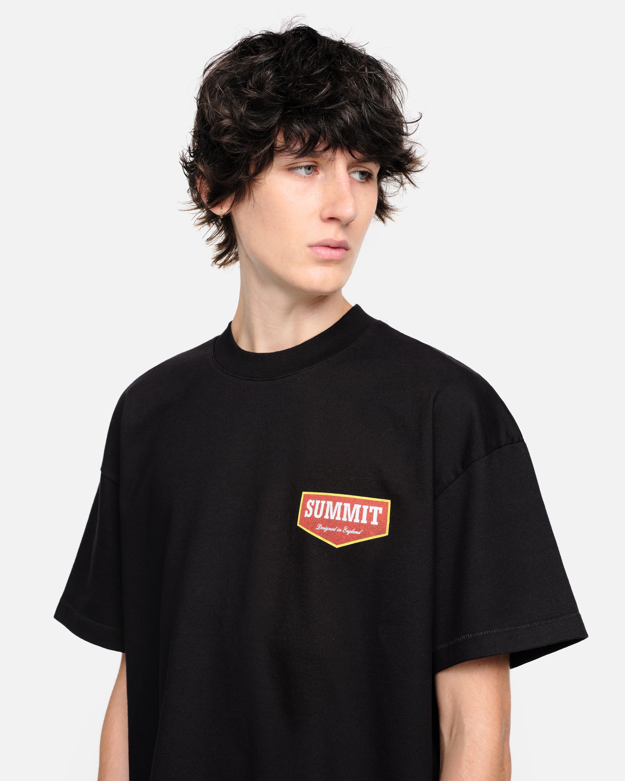 PATCH LOGO T-SHIRT - BLACK - Image 6