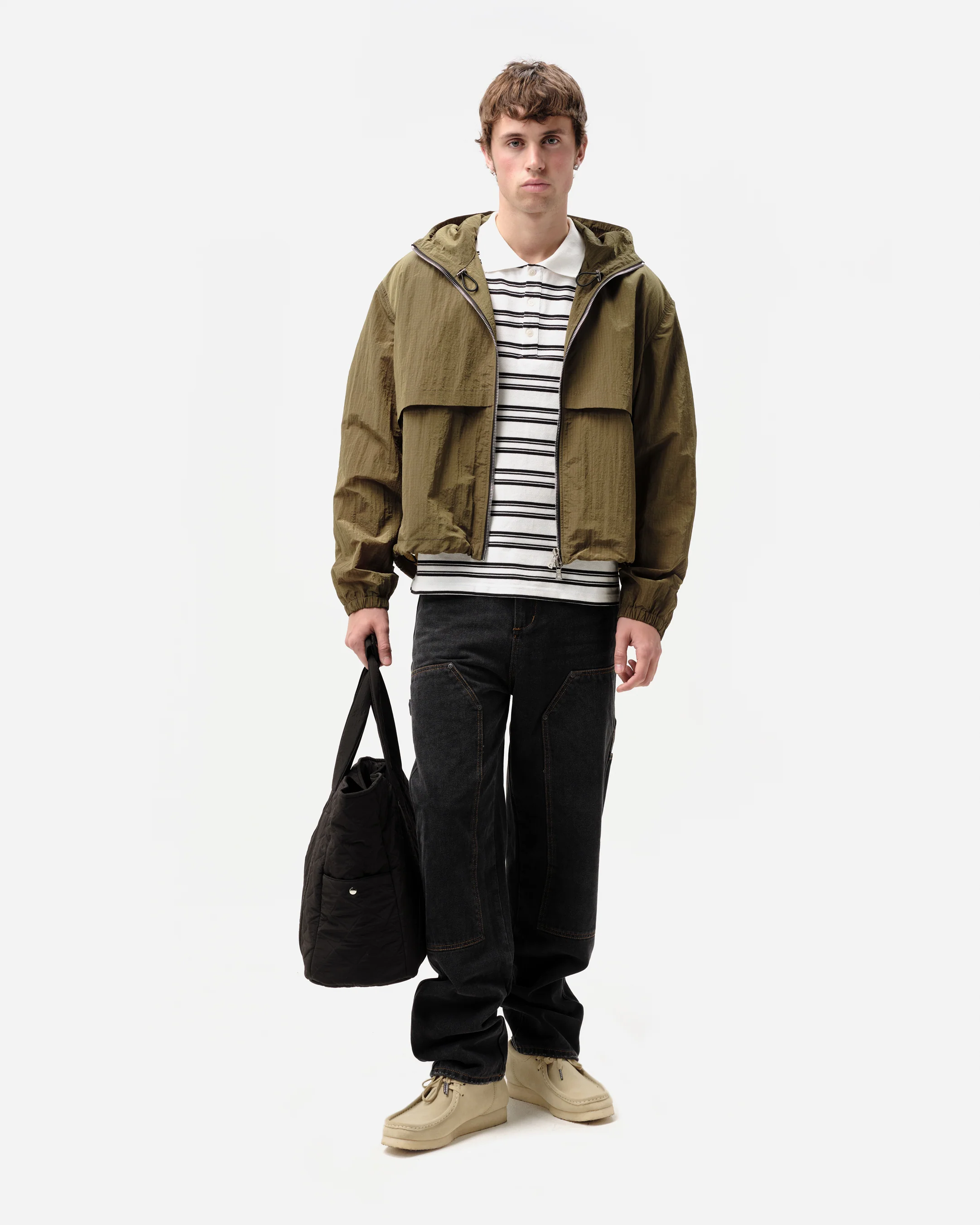 PIQUE POLO - OFF WHITE STRIPE - Image 5