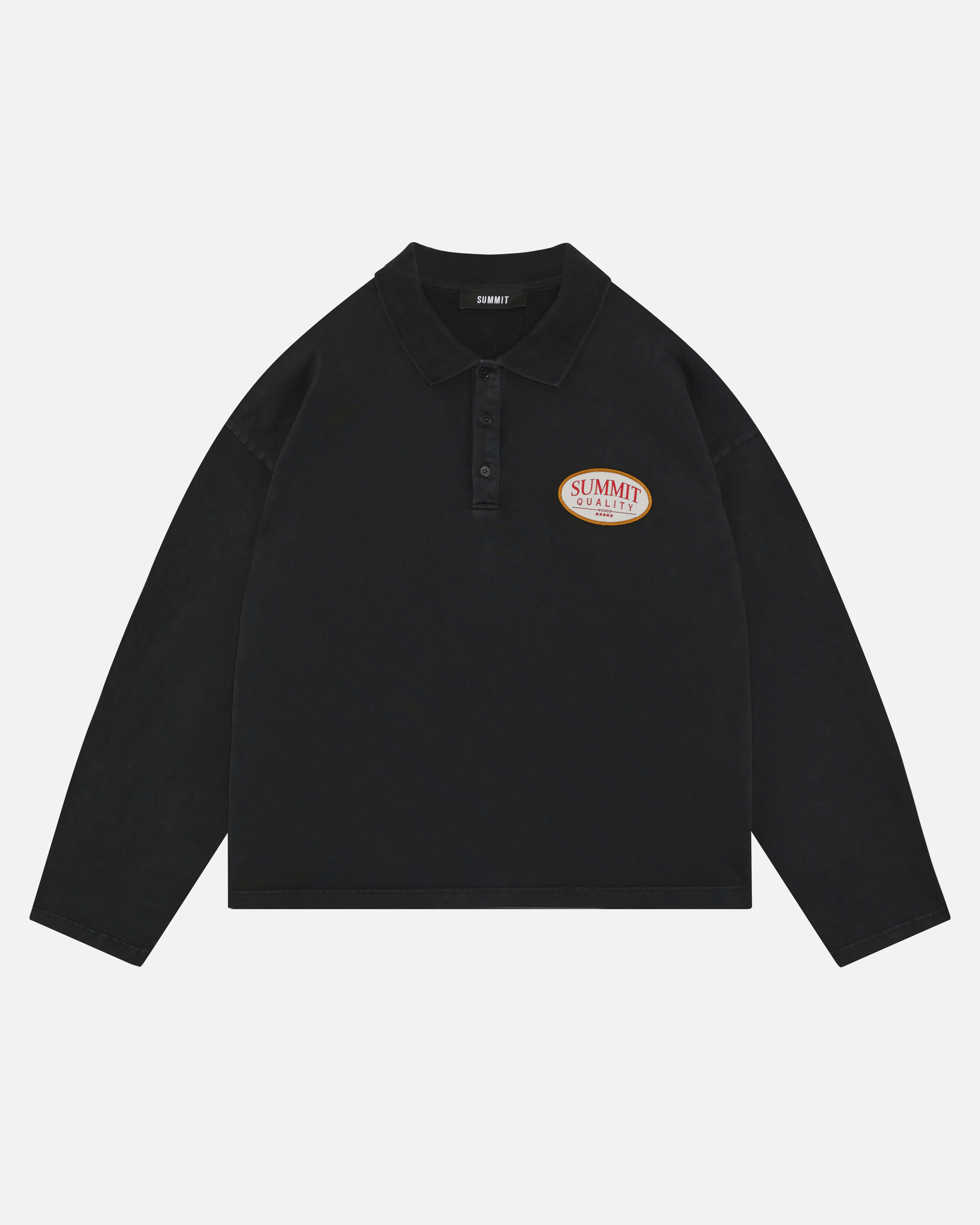 QUALITY GOODS POLO - VINTAGE BLACK