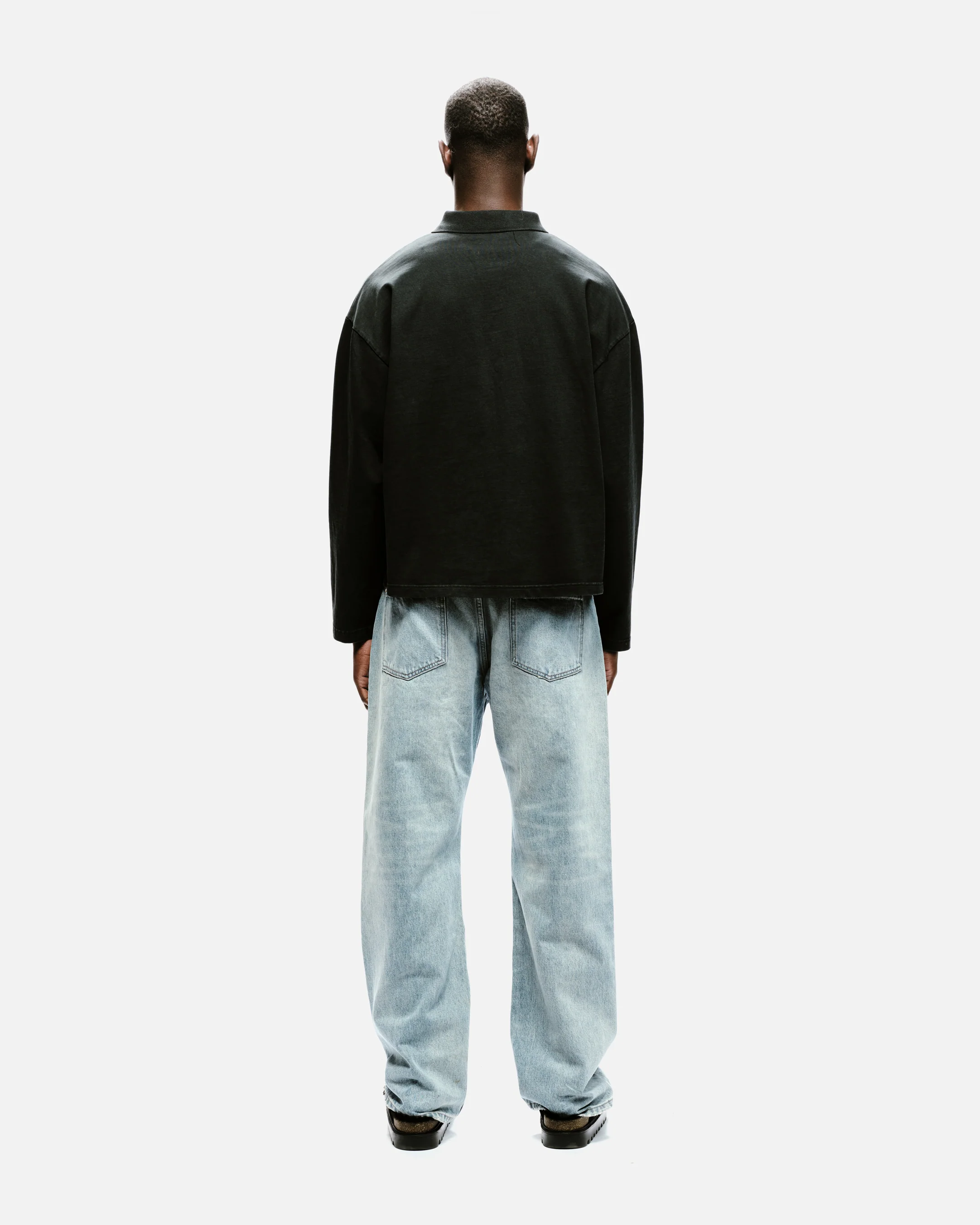 QUALITY GOODS POLO - VINTAGE BLACK - Image 5