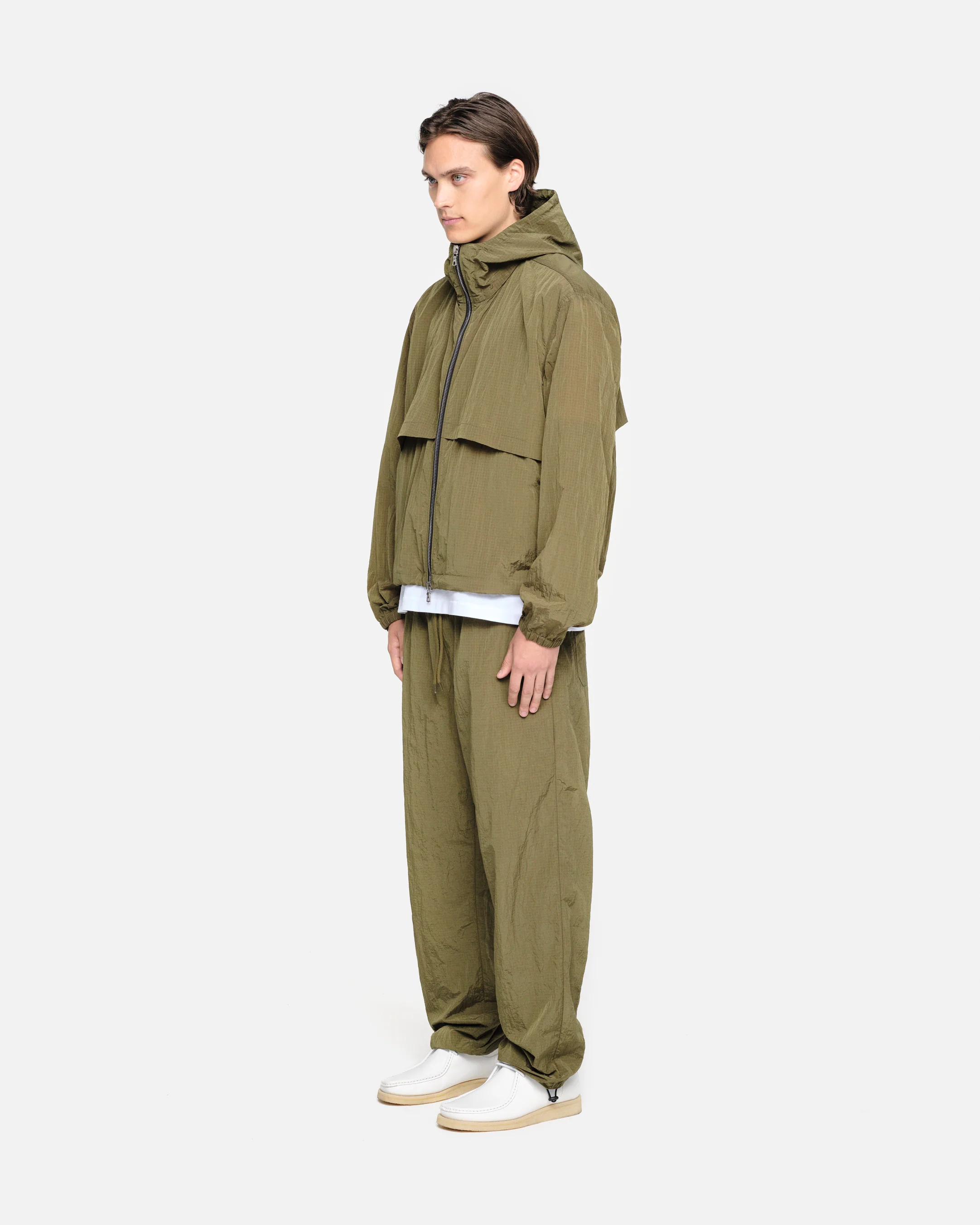 RIPSTOP TRACK PANT - OLIVE - Image 4