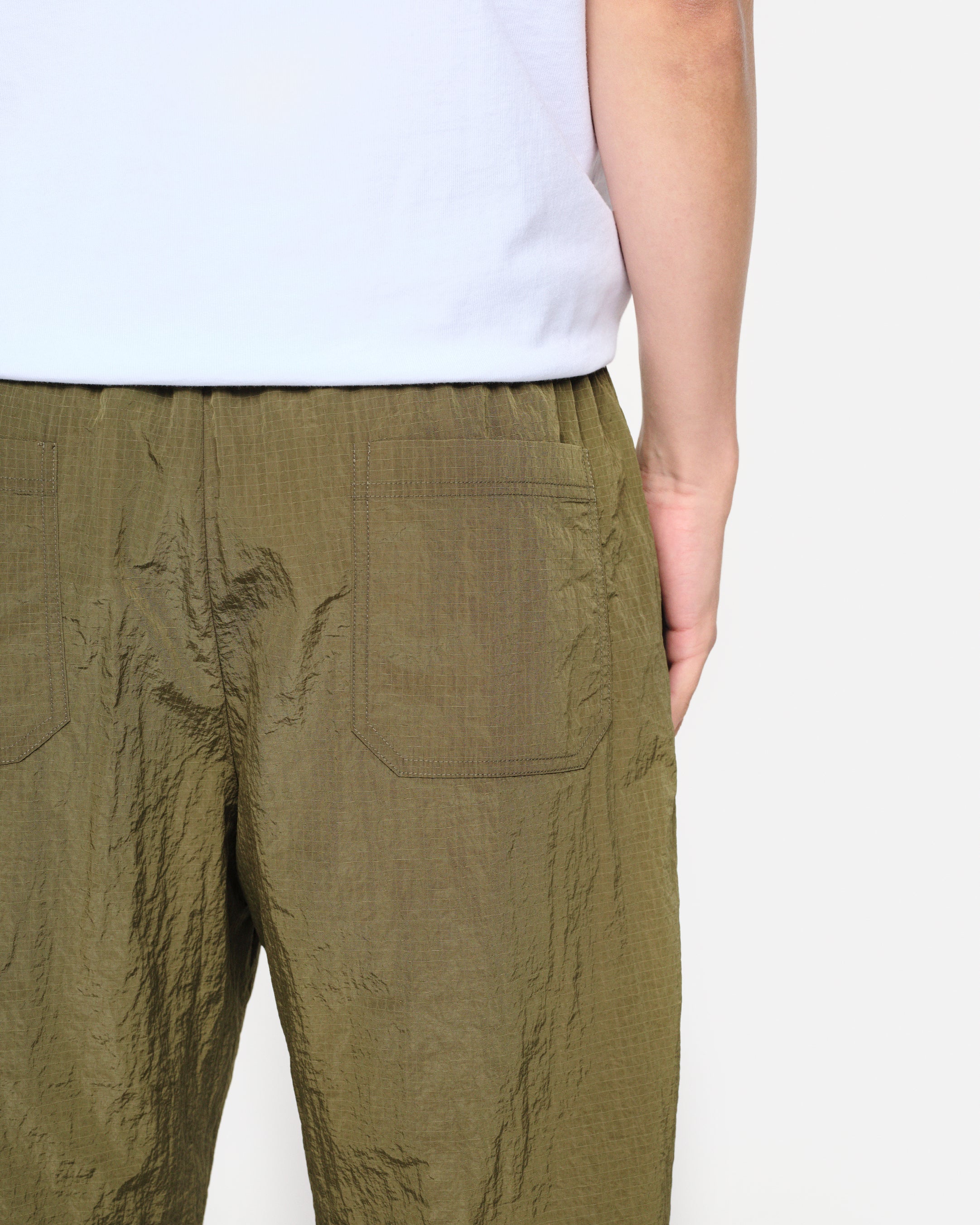 RIPSTOP TRACK PANT - OLIVE - Image 9