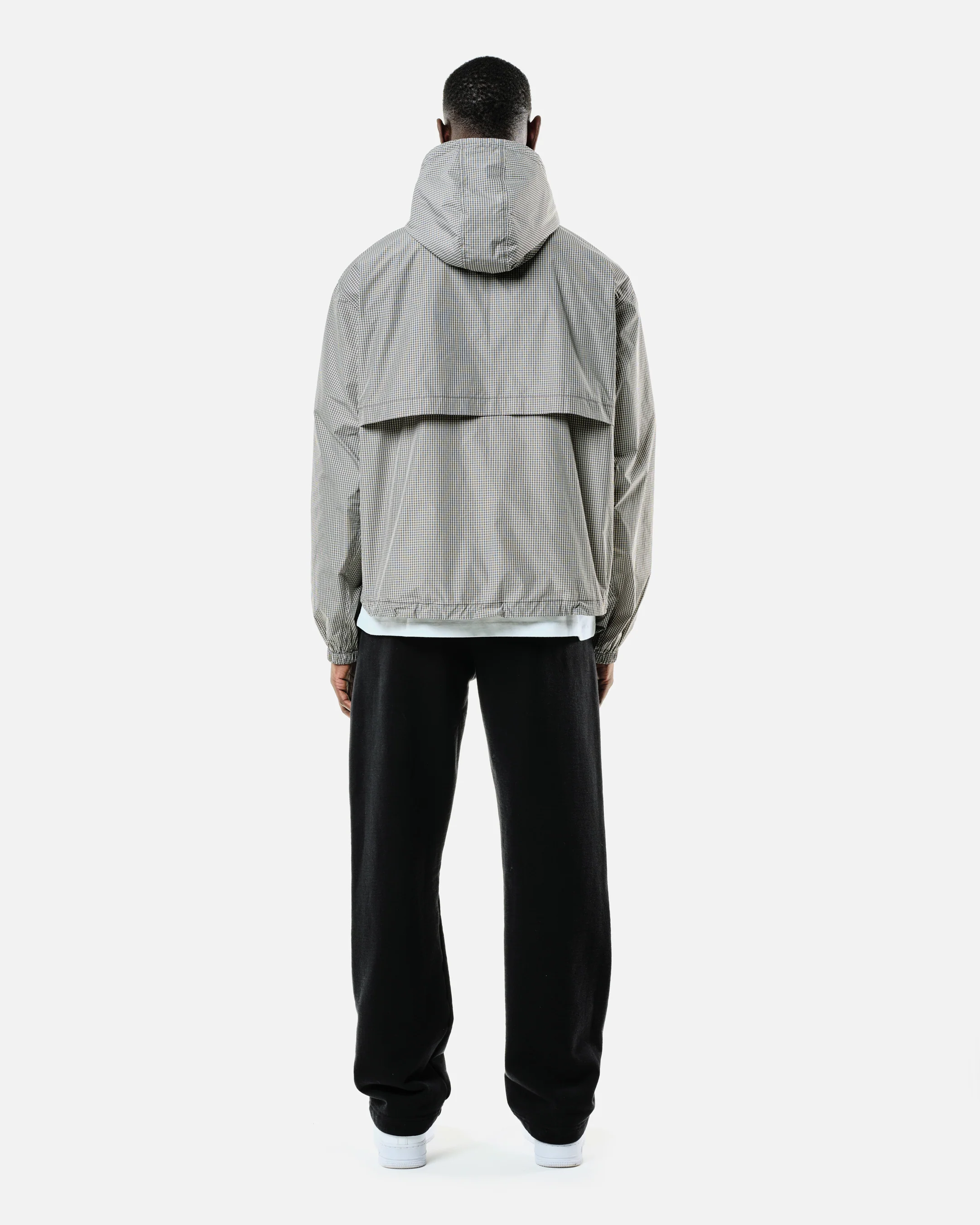 RIPSTOP WINDBREAKER - BLACK CHECK - Image 5