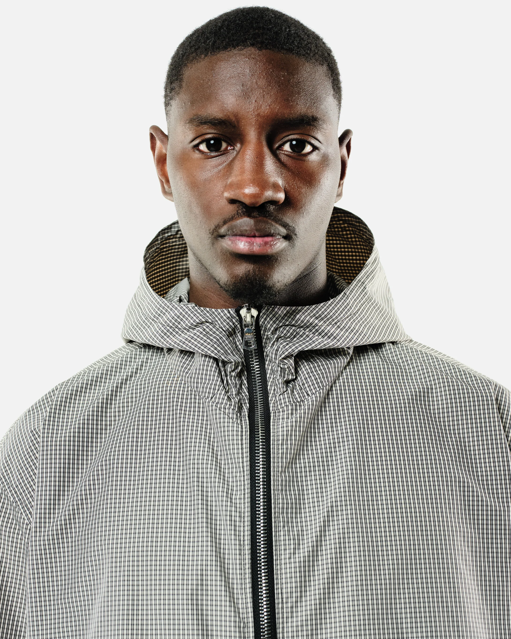 RIPSTOP WINDBREAKER - BLACK CHECK - Image 6
