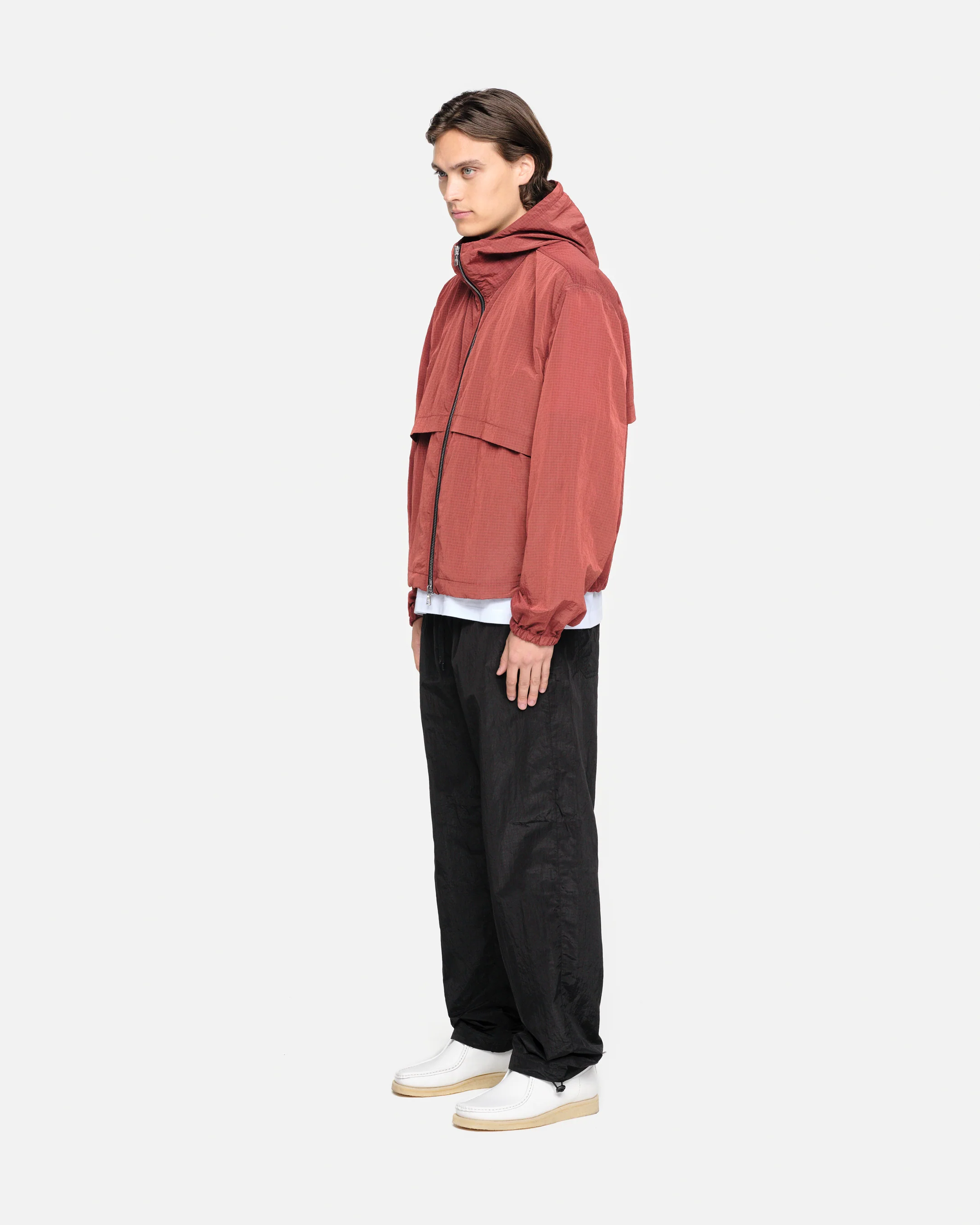 RIPSTOP WINDBREAKER - DARK RED - Image 4