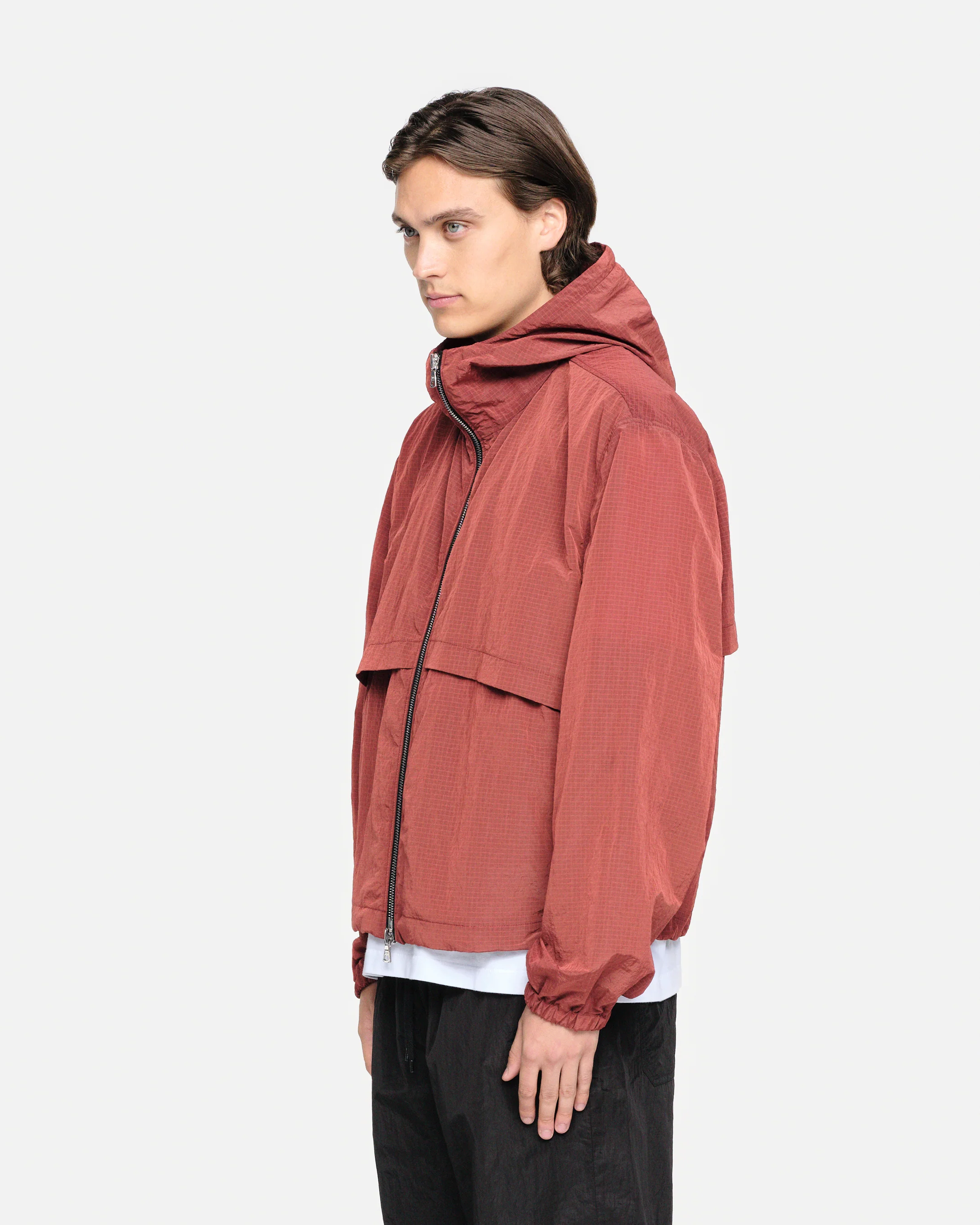 RIPSTOP WINDBREAKER - DARK RED - Image 6