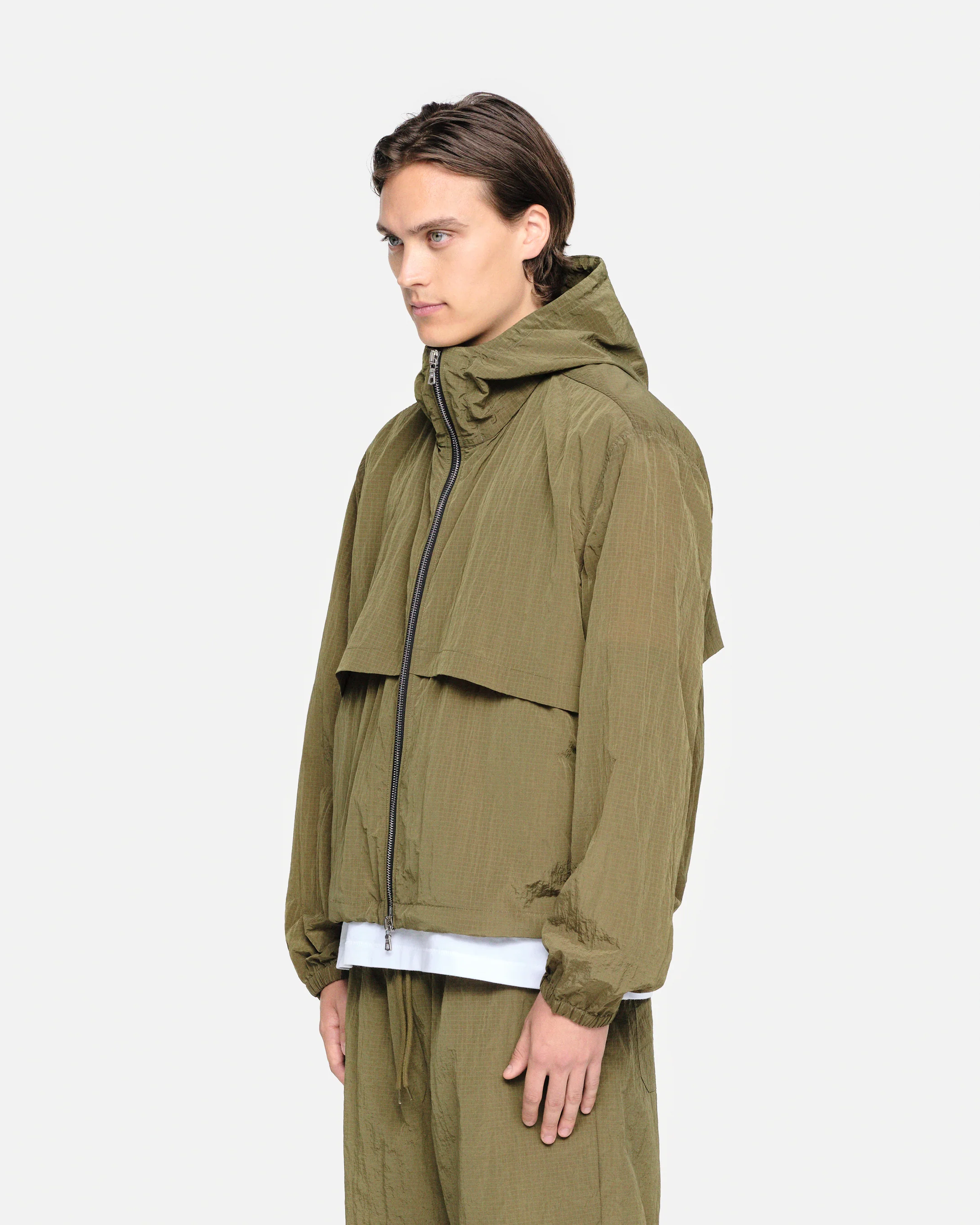 RIPSTOP WINDBREAKER - OLIVE - Image 7