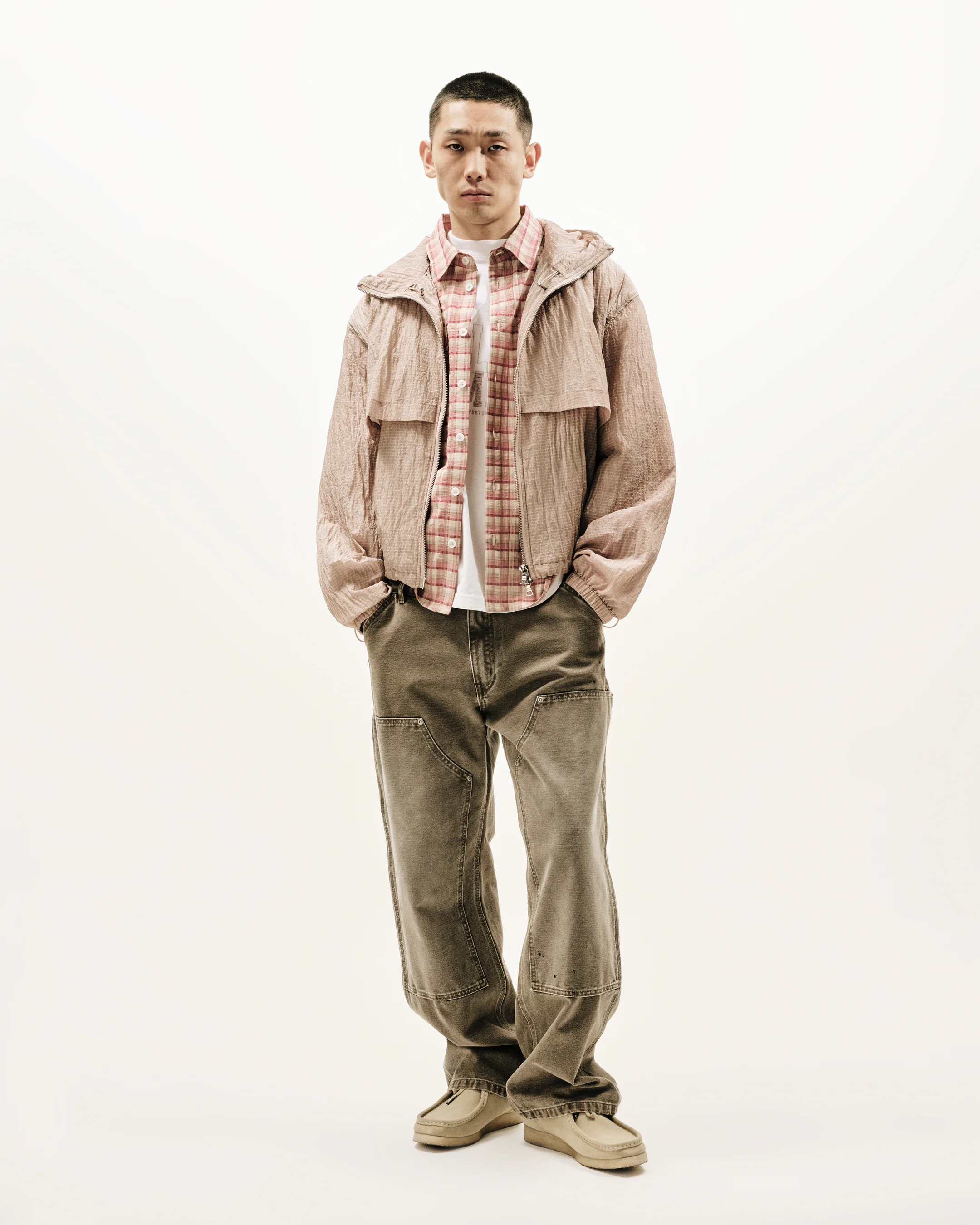 RIPSTOP WINDBREAKER - WASHED BONE - Image 3