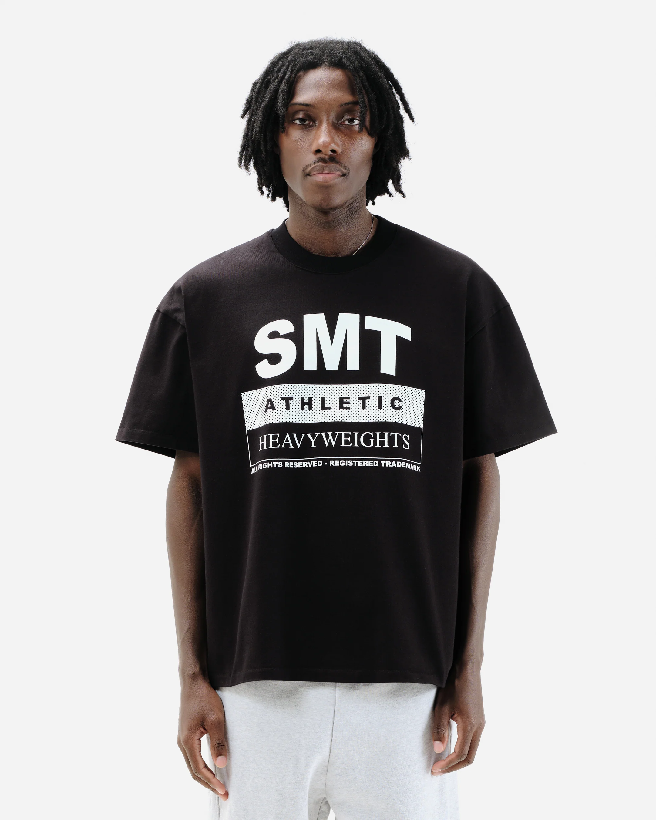 SMT ATHLETICS T-SHIRT - BLACK - Image 2