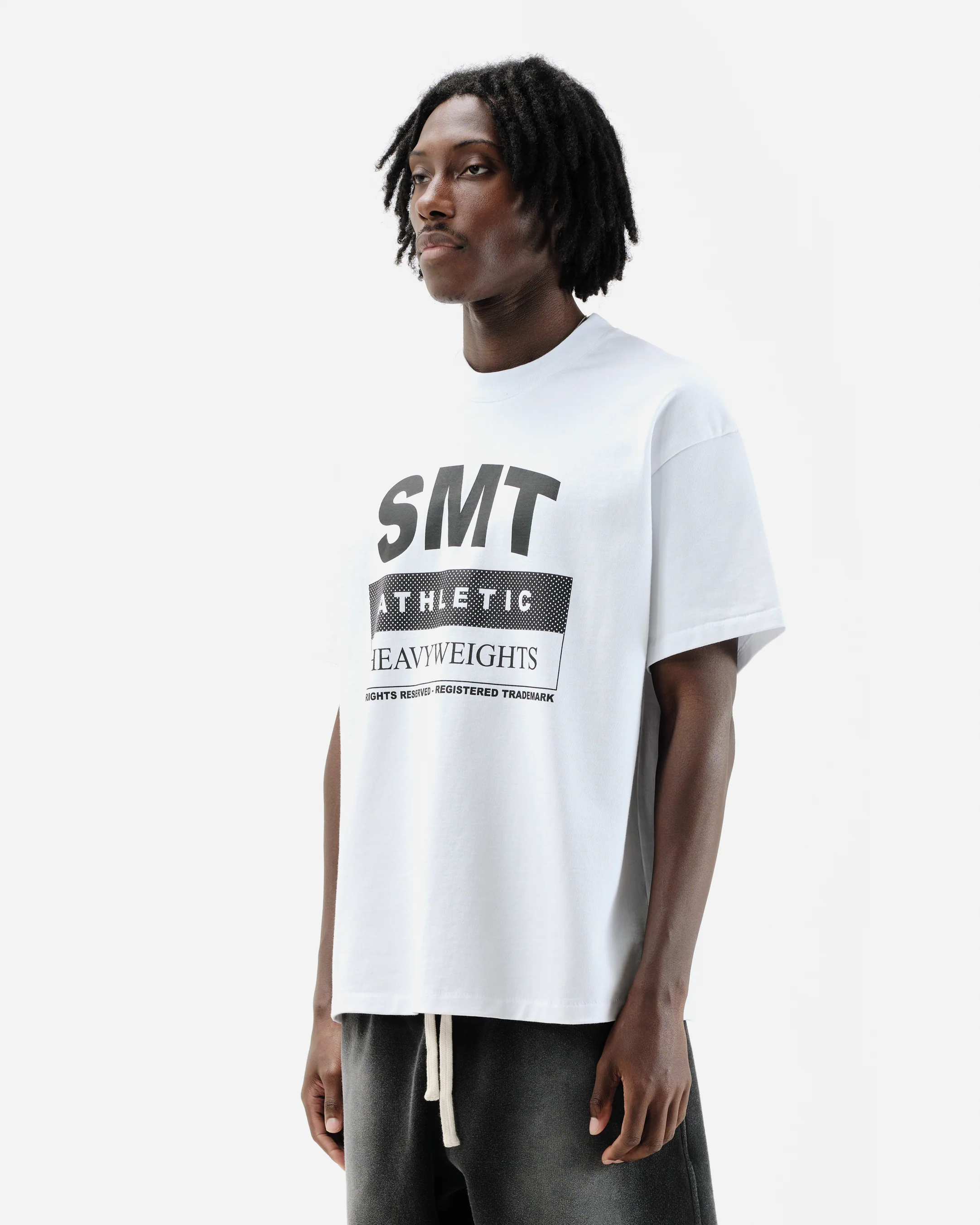 SMT ATHLETICS T-SHIRT - WHITE - Image 3