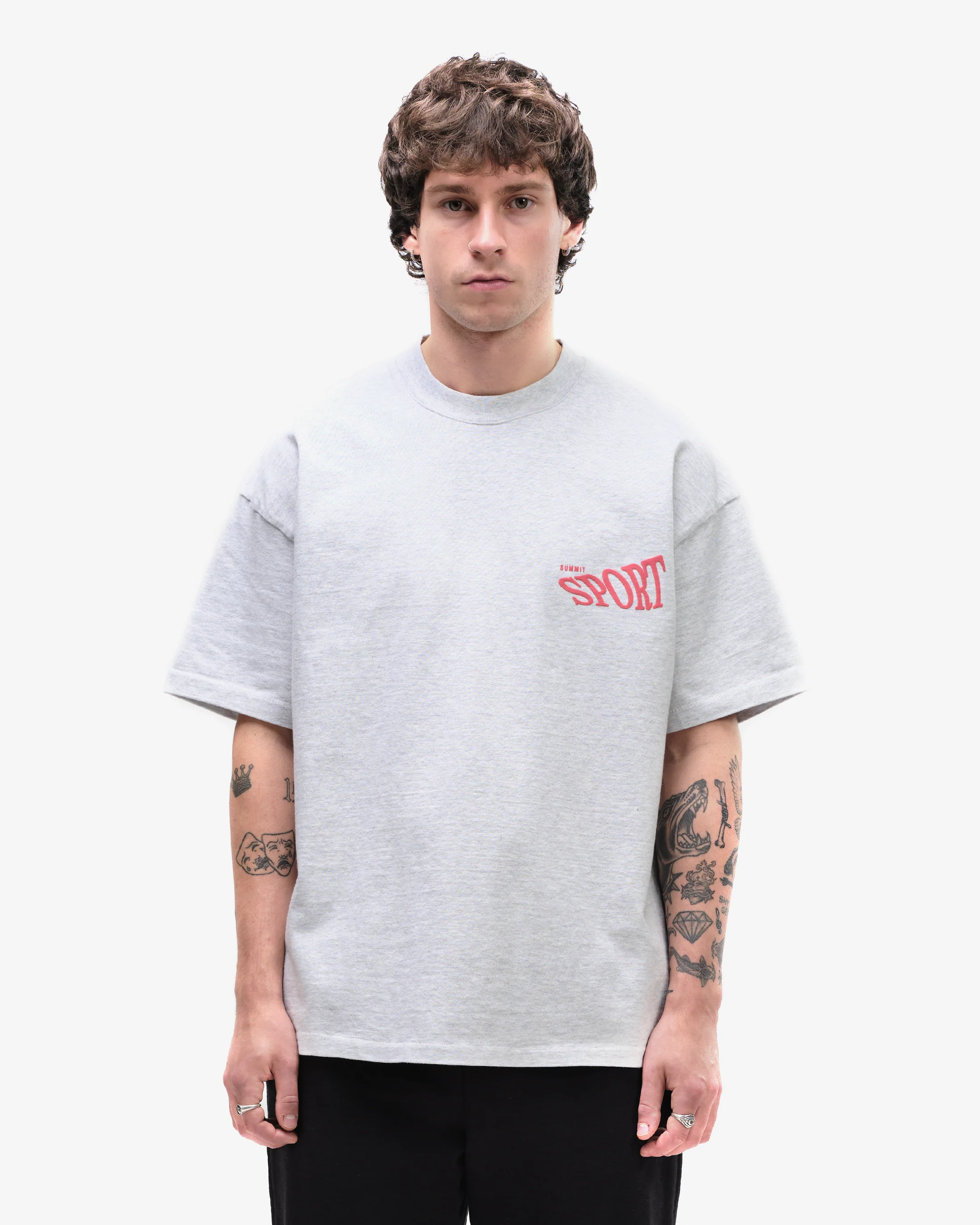SUMMIT SPORT T-SHIRT - MARL GREY - Image 3