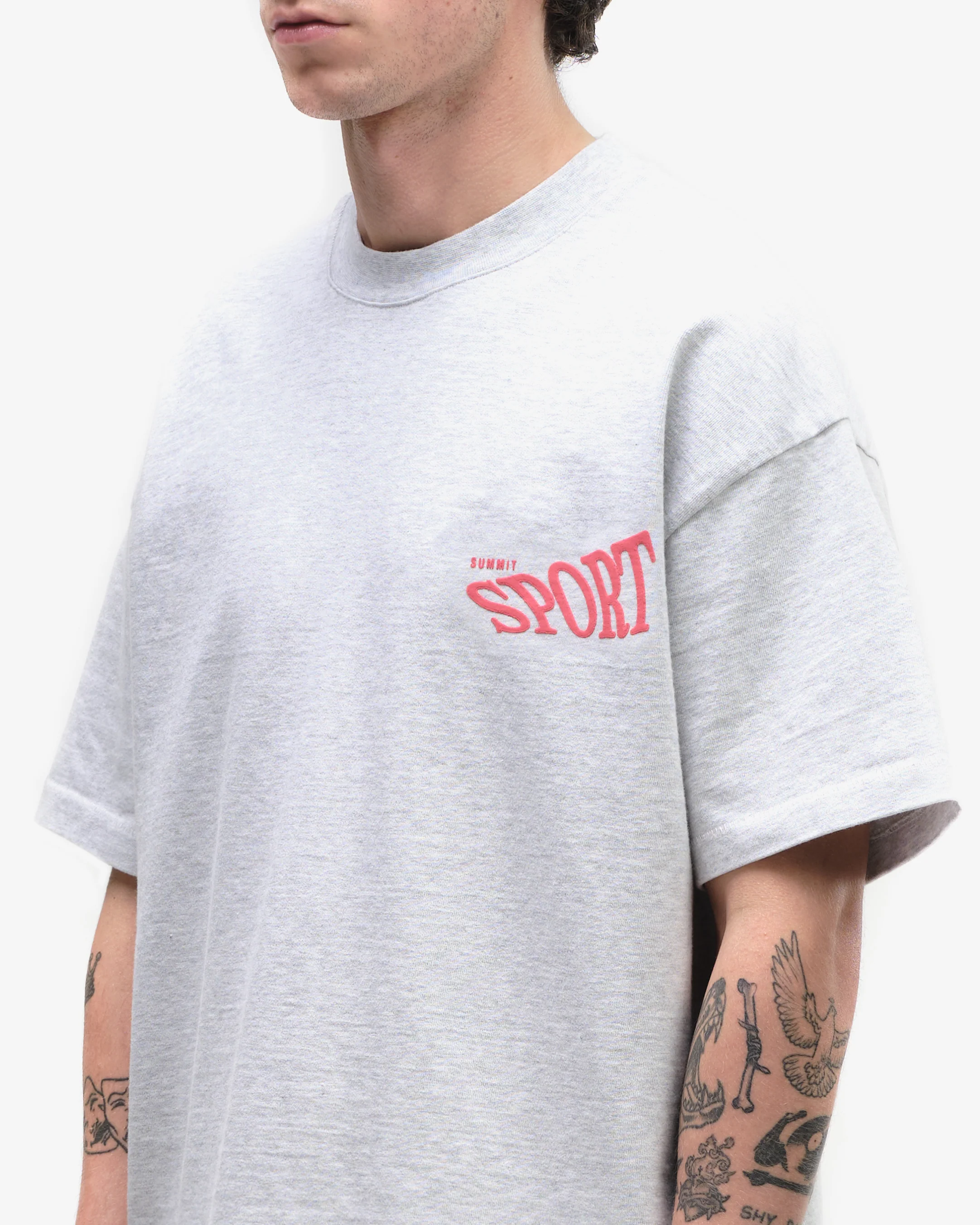 SUMMIT SPORT T-SHIRT - MARL GREY - Image 6