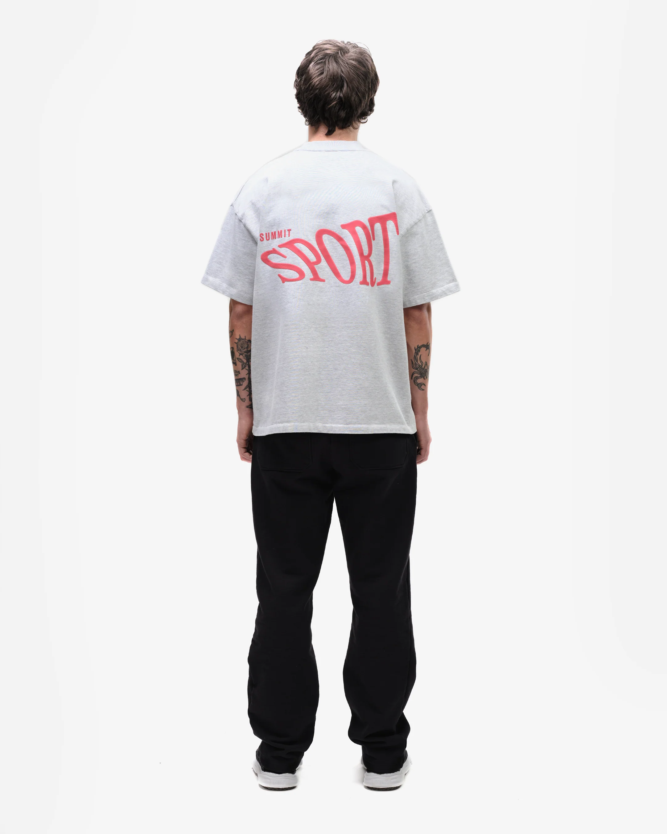 SUMMIT SPORT T-SHIRT - MARL GREY - Image 9