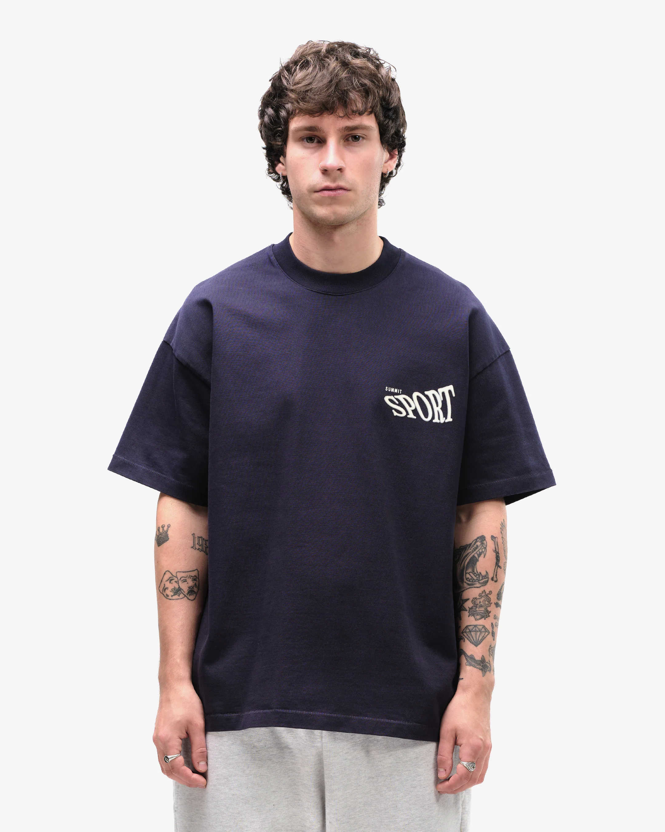 SUMMIT SPORT T-SHIRT - NAVY - Image 3