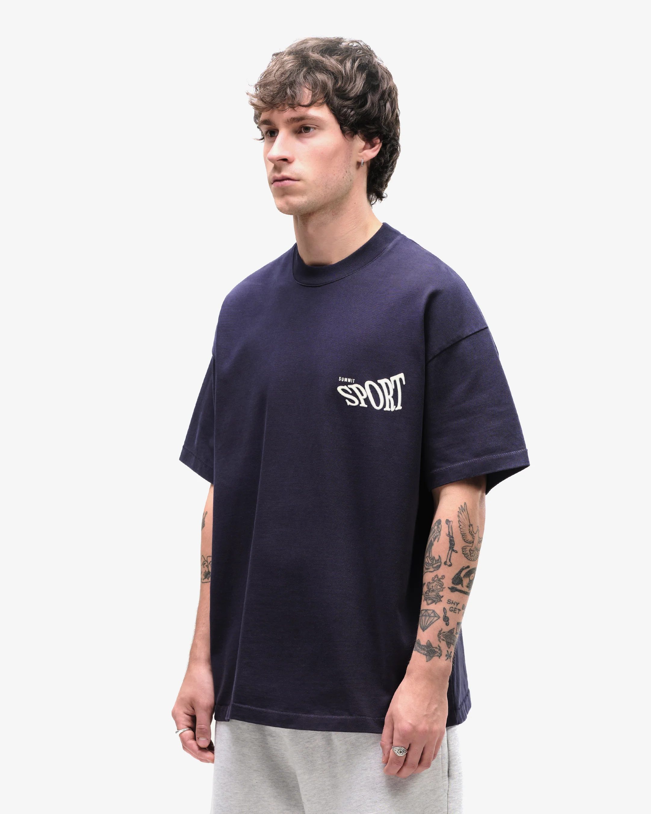 SUMMIT SPORT T-SHIRT - NAVY - Image 4