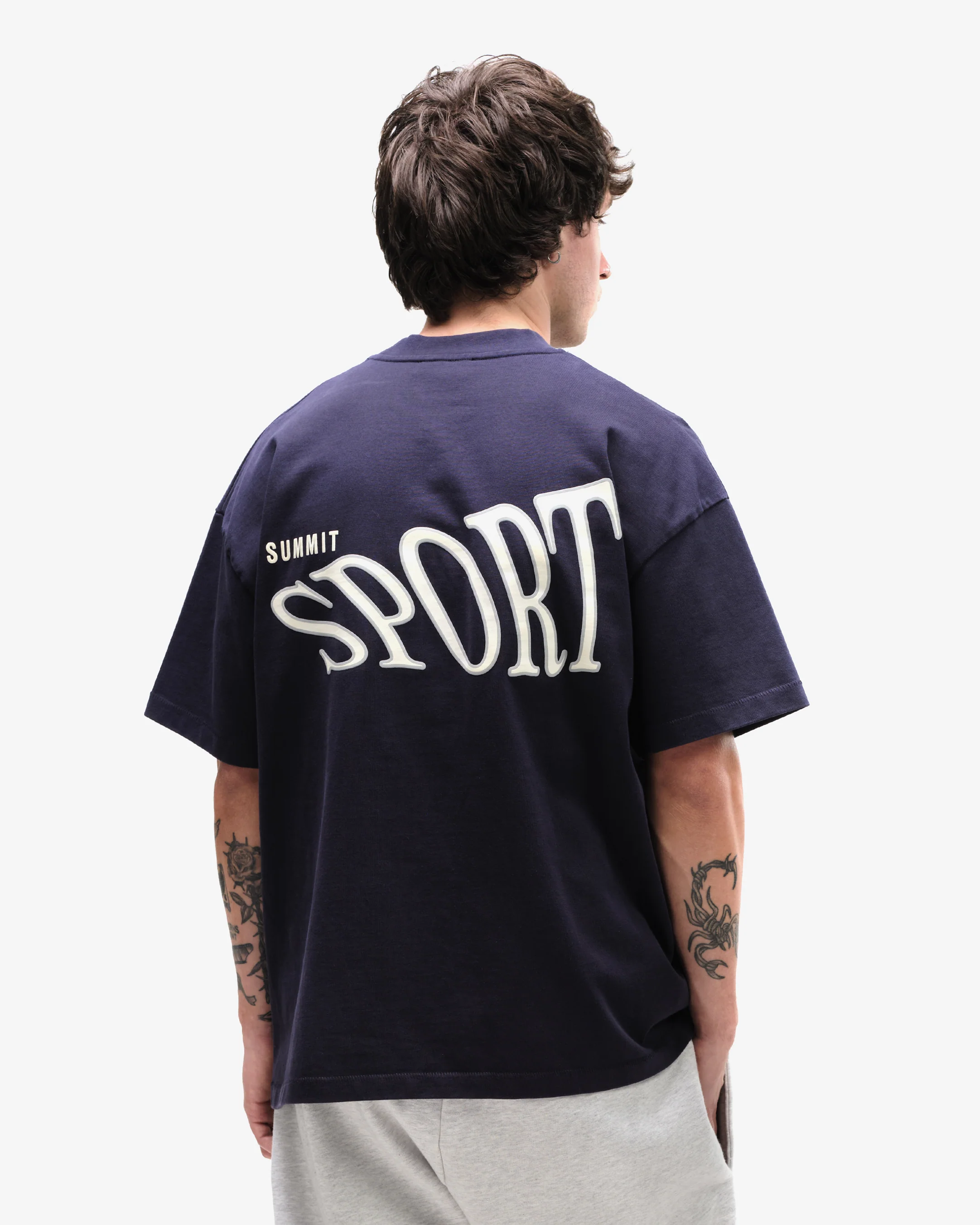SUMMIT SPORT T-SHIRT - NAVY - Image 5