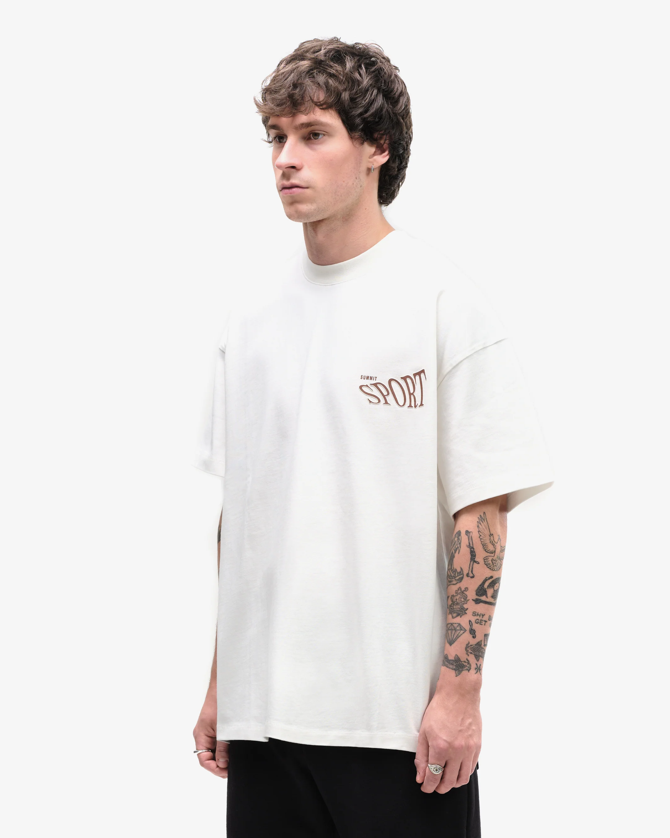 SUMMIT SPORT T-SHIRT - OFF WHITE - Image 4