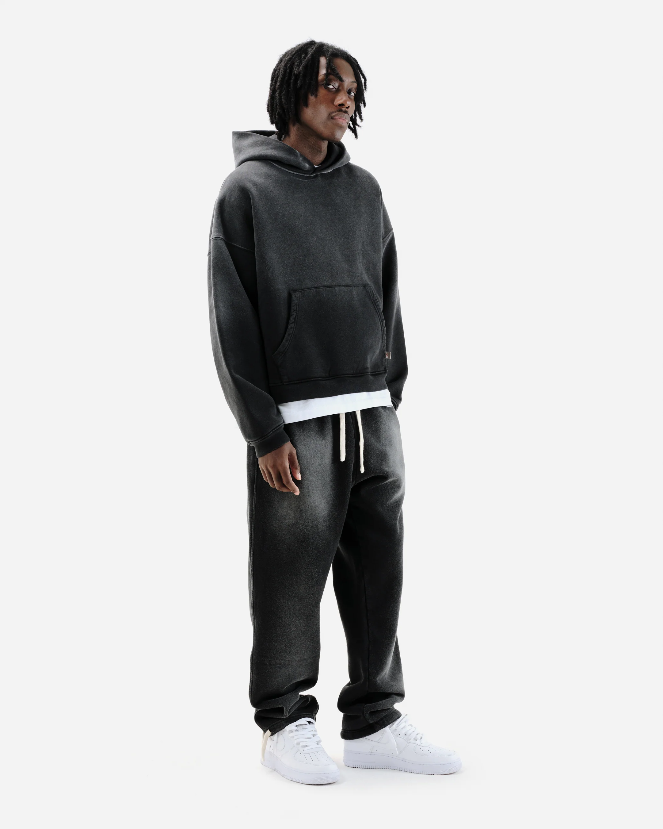 SUN FADE HOODIE - BLACK - Image 6