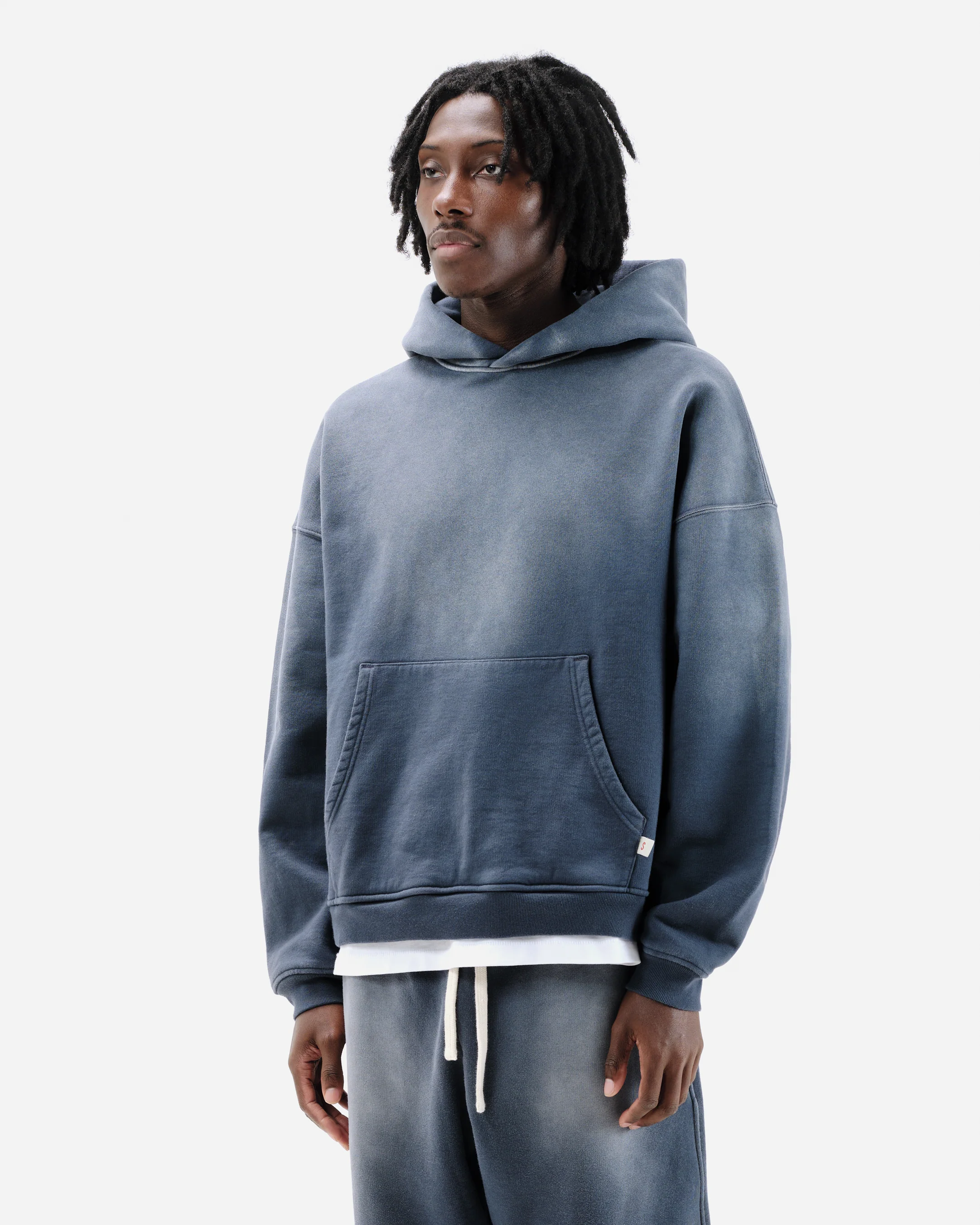 SUN FADE HOODIE - BLUEBERRY - Image 3