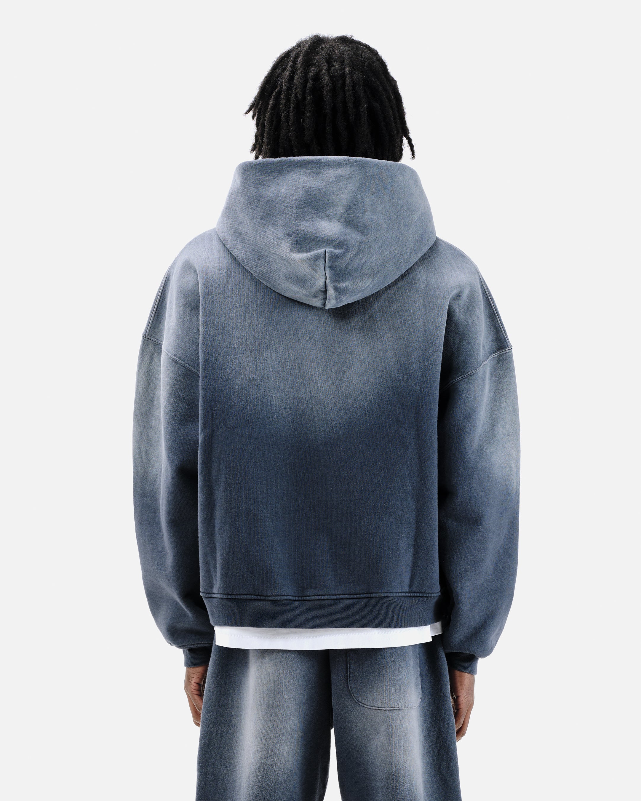 SUN FADE ZIP HOODIE - BLUEBERRY - Image 4